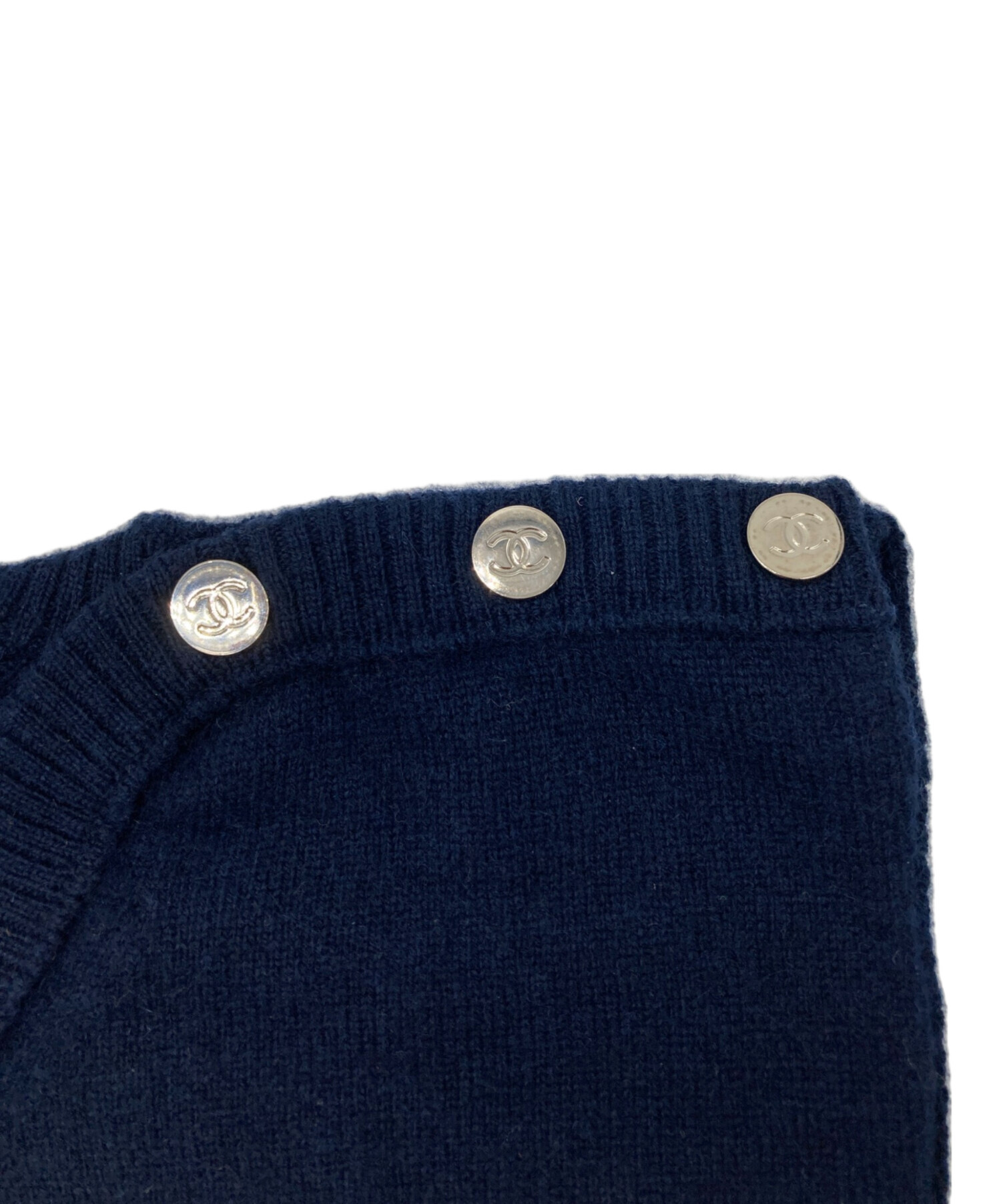 中古・古着通販】CHANEL (シャネル) カシミヤニットワンピース