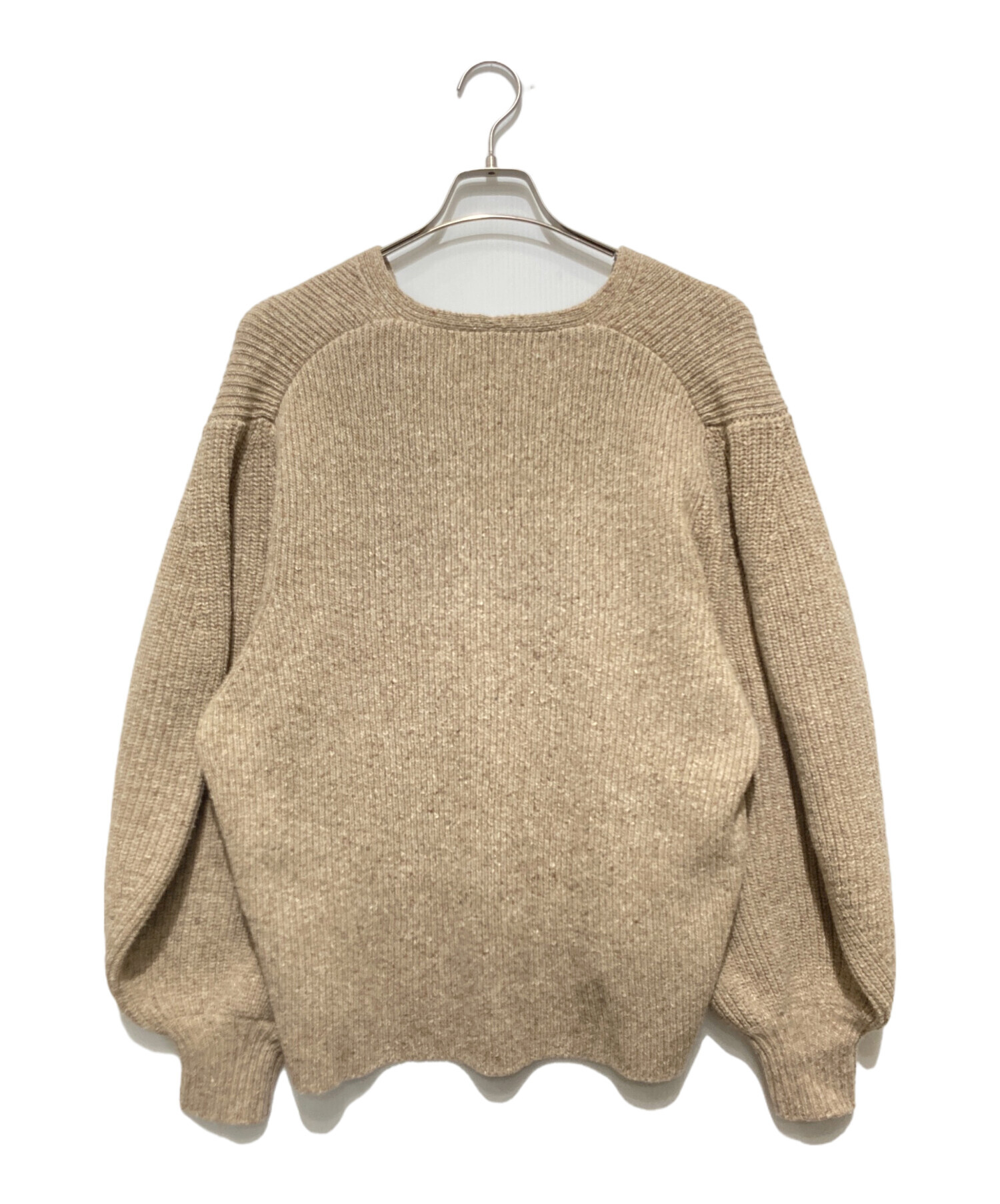 中古・古着通販】Venit (ヴェニット) NEP SILK WOOL KNIT ブラウン 