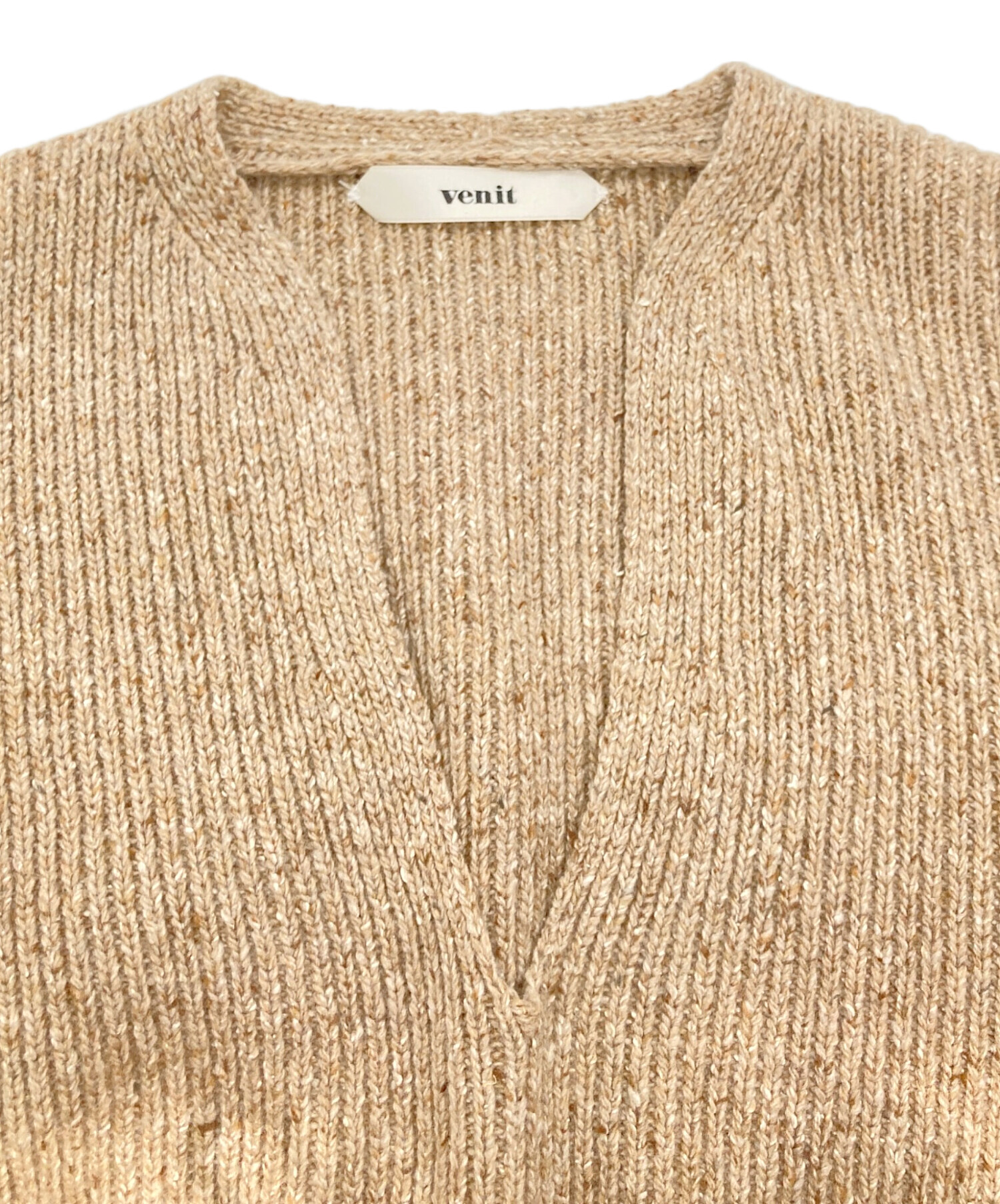 中古・古着通販】Venit (ヴェニット) NEP SILK WOOL KNIT ブラウン