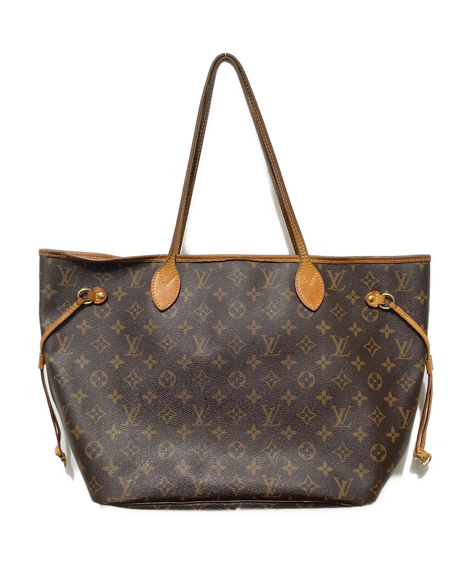 Louis Vuitton トートバッグ ブラウン 大きめ 中古・古着通販】LOUIS VUITTON (ルイ ヴィトン) トートバッグ