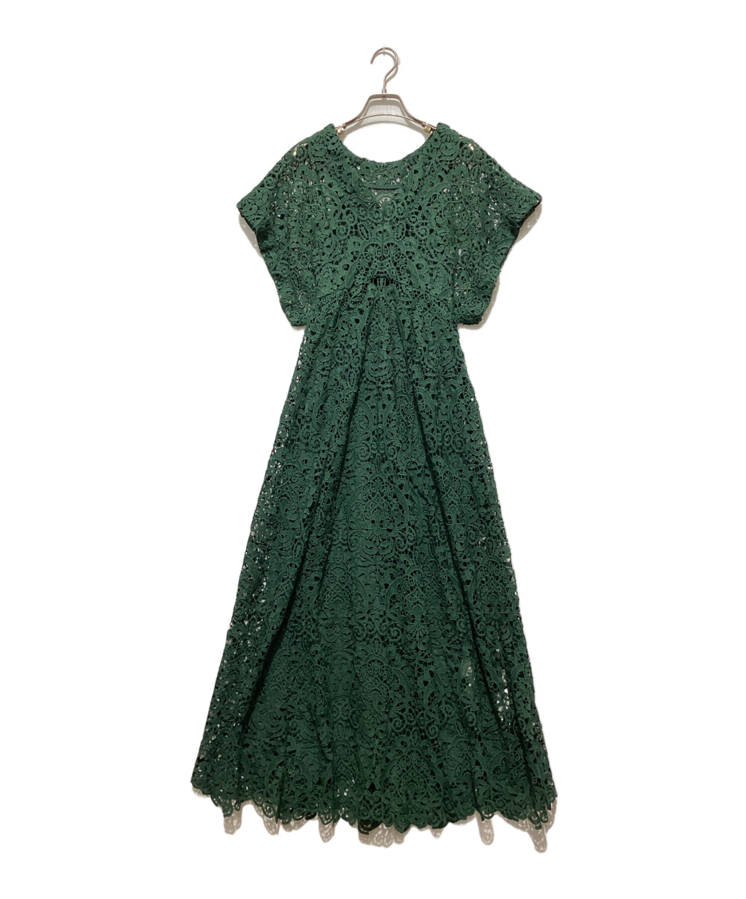 中古・古着通販】Ameri (アメリ) MEDI 2WAY FLARE CHEMICAL LACE DRESS