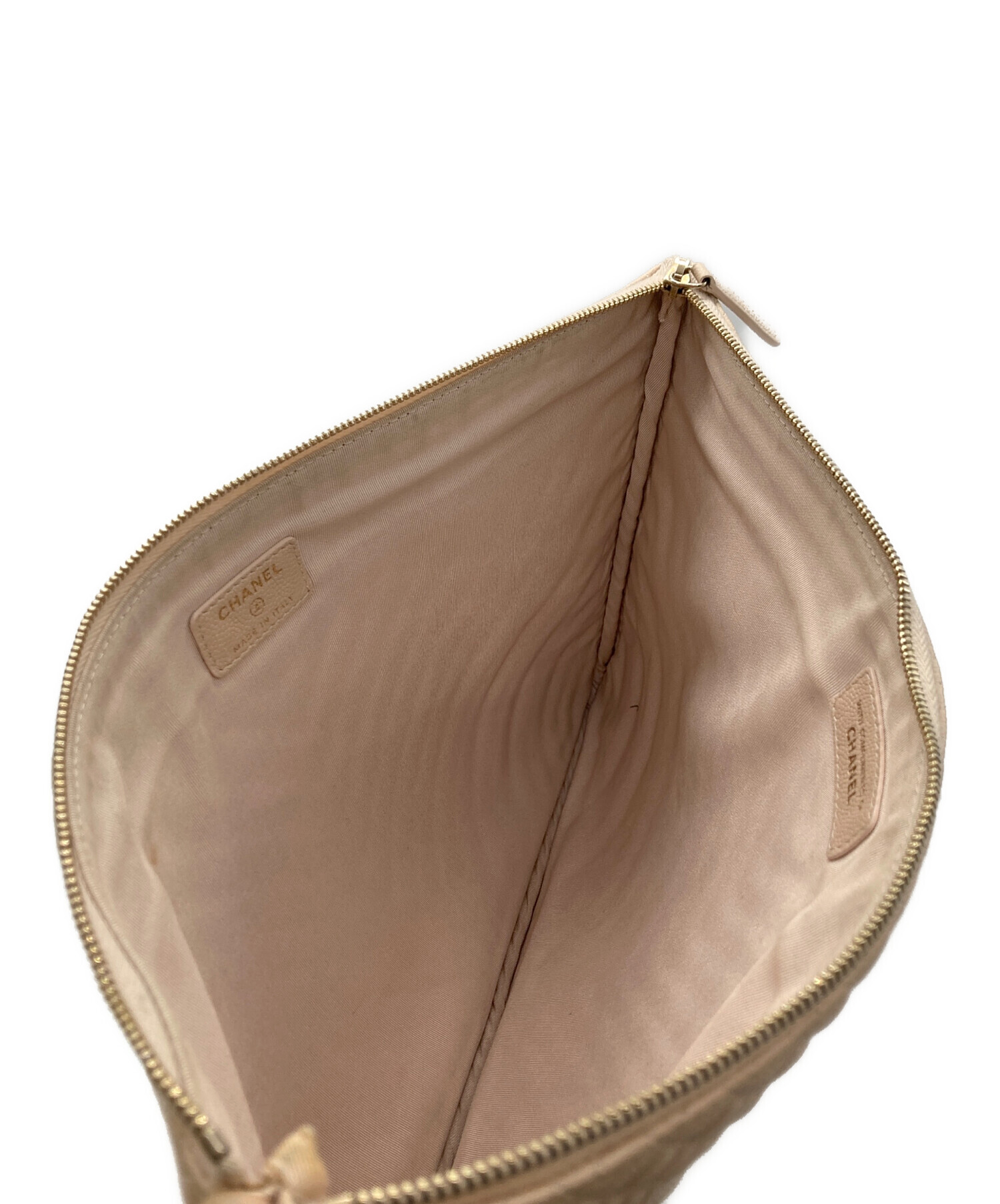 中古・古着通販】CHANEL (シャネル) マトラッセシェブロンクラッチ 
