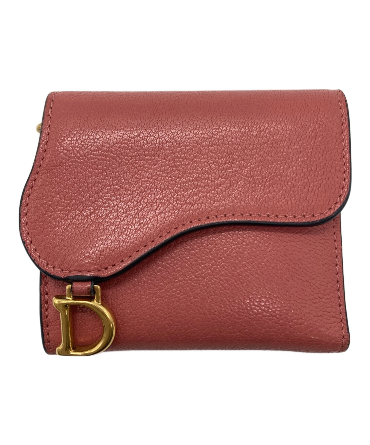 Dior / SADDLE コンパクト ウォレット 財布 中古・古着通販】Christian Dior (クリスチャン ディオール) Saddle