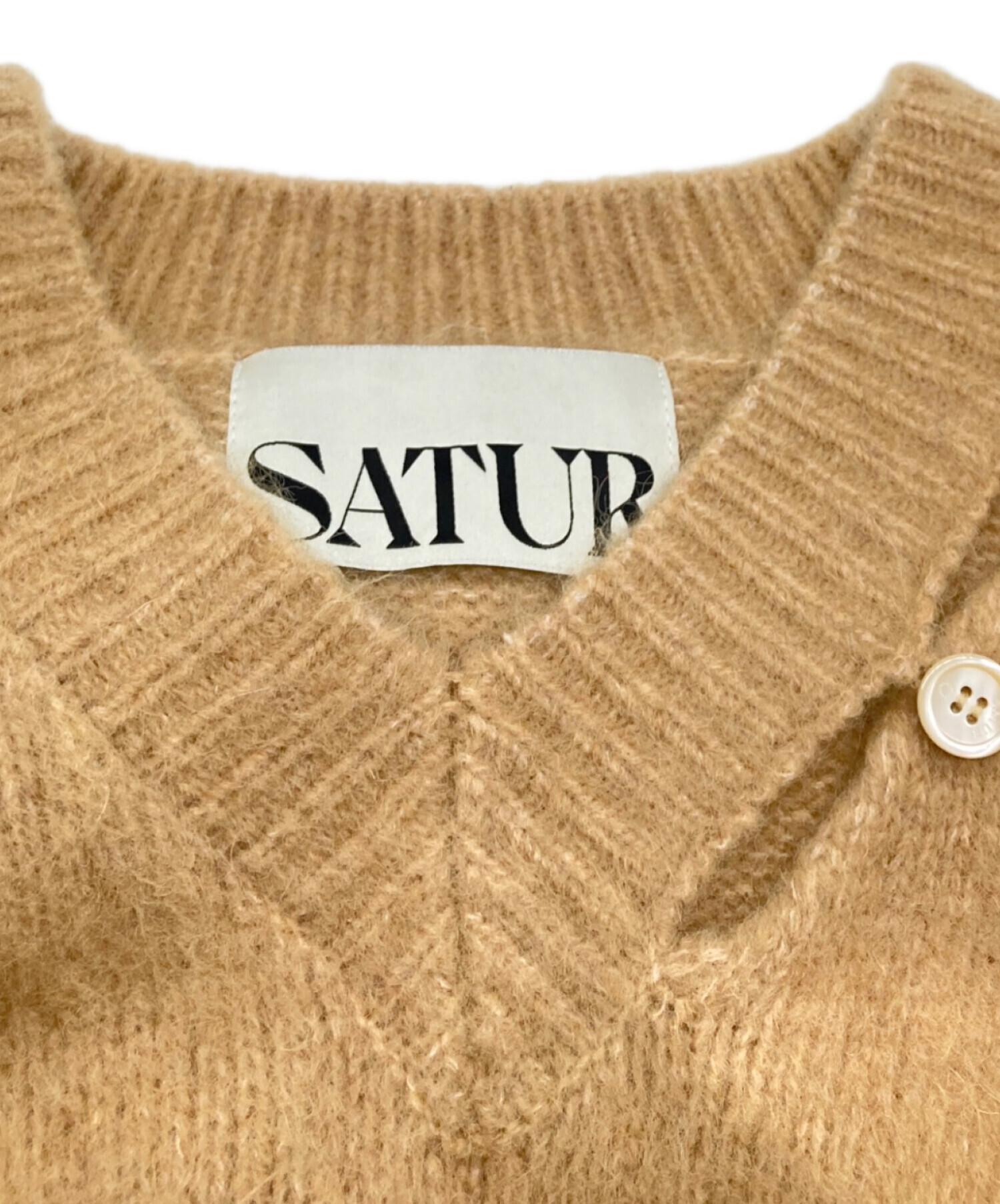 中古・古着通販】SATUR (セター) Essen Two Tone Mohair Pullover Knit 