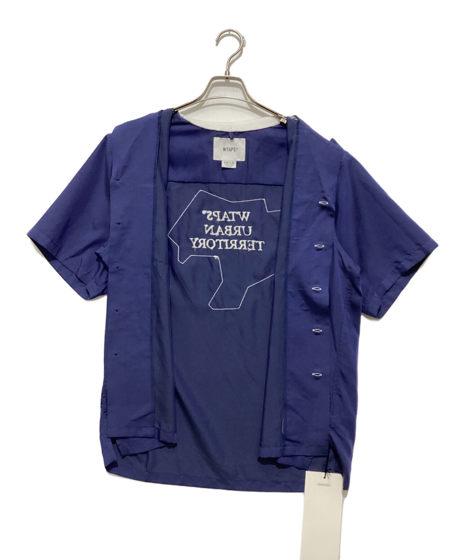 WTAPS 半袖シャツ WTAPS ホワイト 半袖 シャツ左胸ポケット - メルカリ