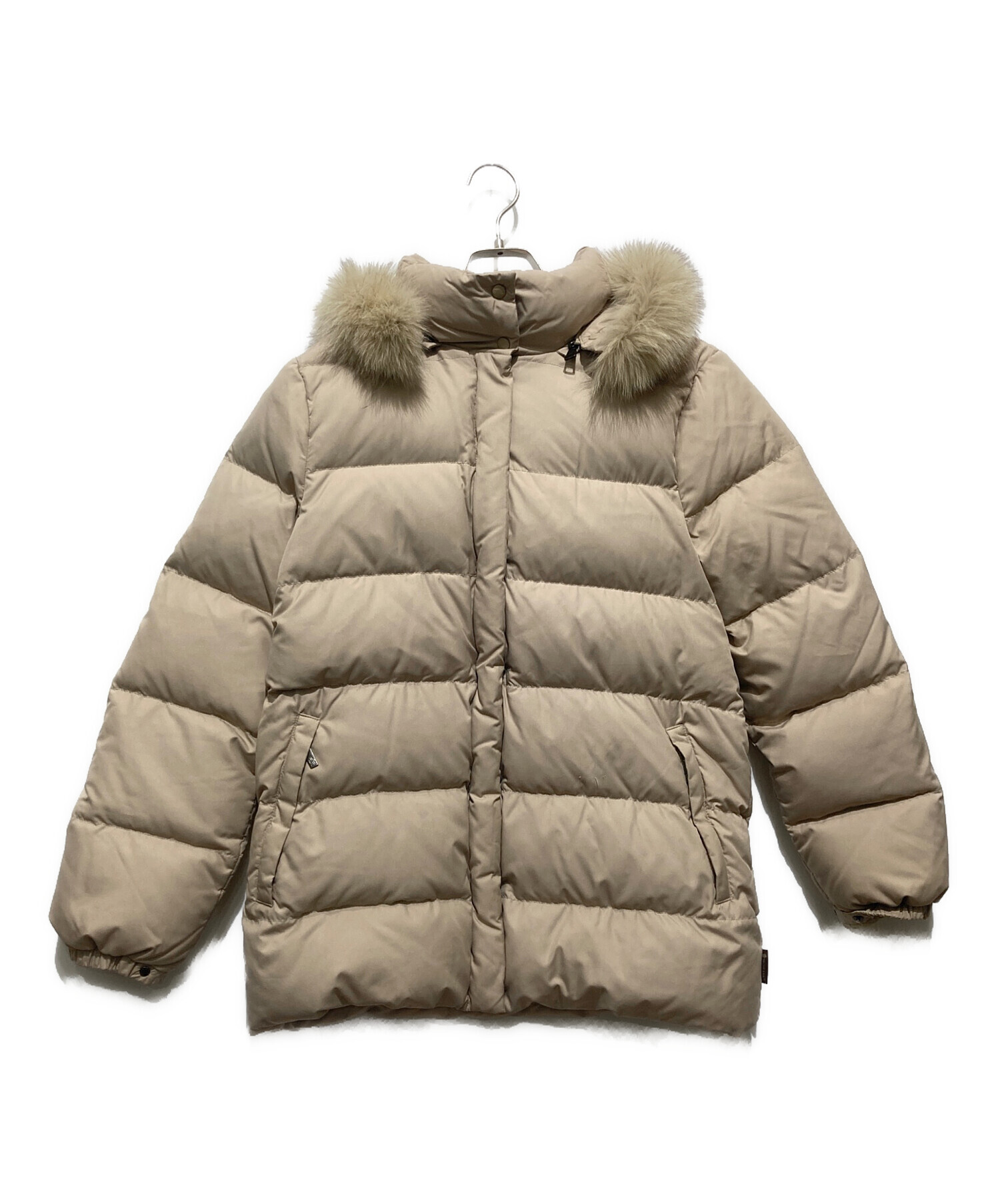 中古・古着通販】MONCLER (モンクレール) ダウンジャケット ベージュ