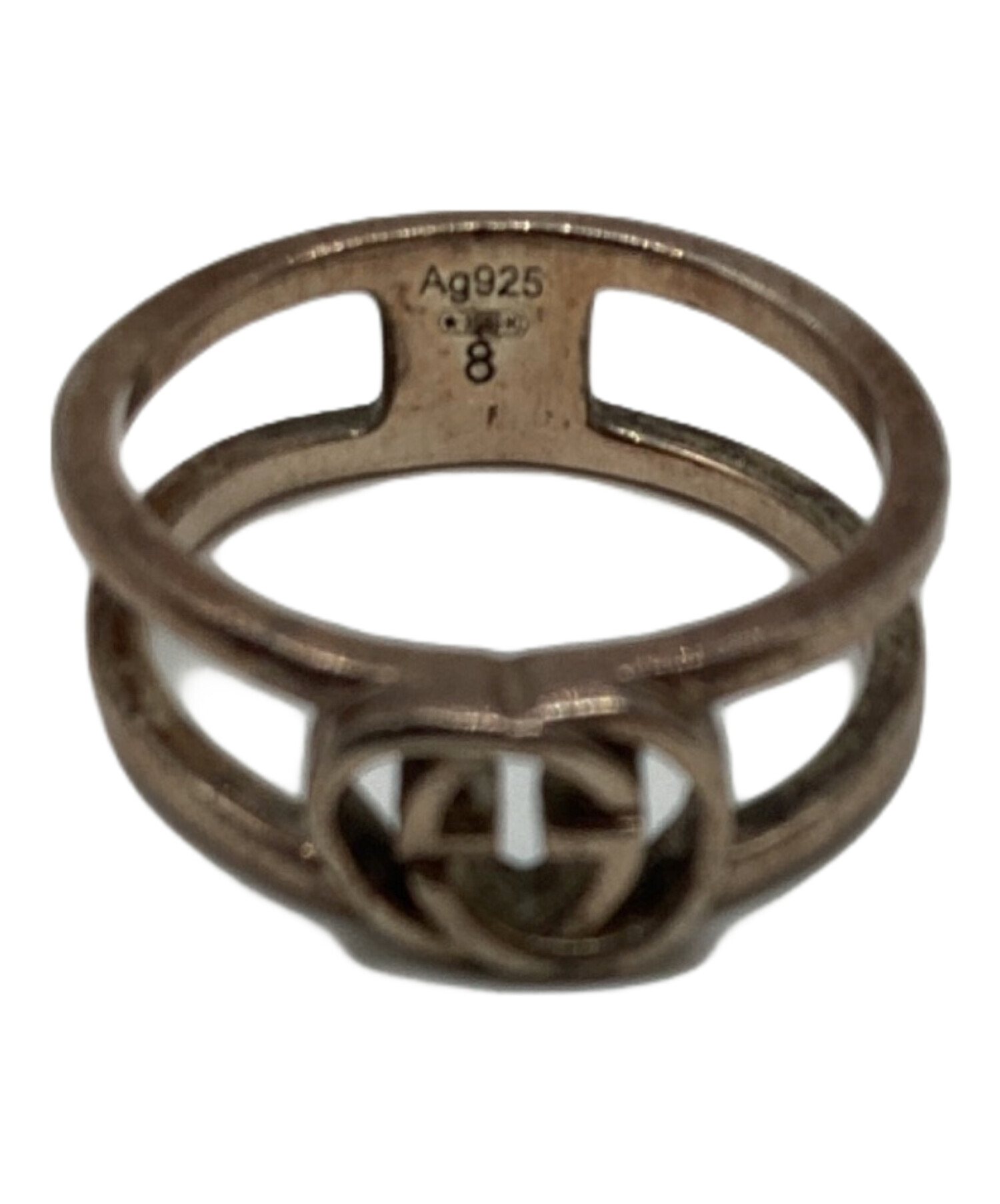 中古・古着通販】GUCCI (グッチ) GG インターロッキング リング サイズ 