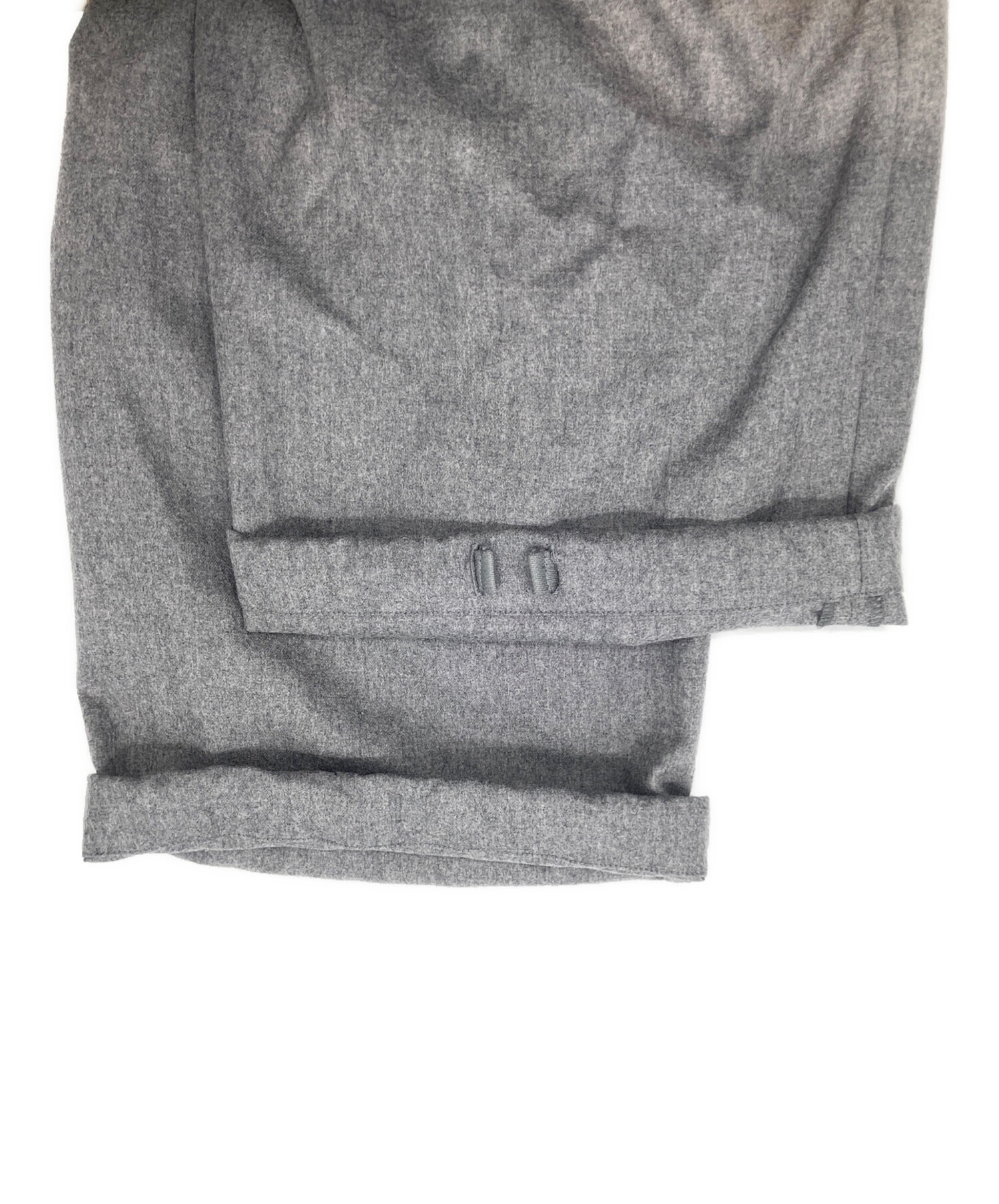 中古・古着通販】SACRA (サクラ) H.COUNT FLANNEL PT グレー サイズ:36