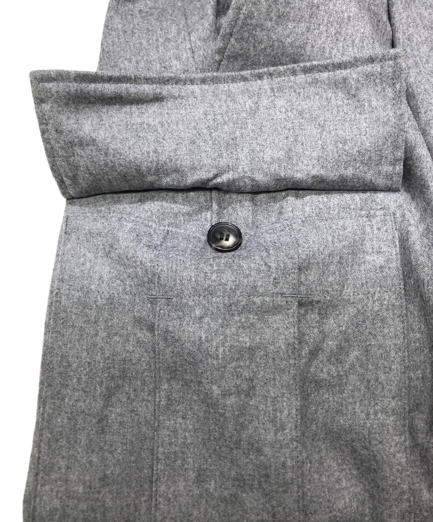 中古・古着通販】SACRA (サクラ) H.COUNT FLANNEL PT グレー サイズ:36