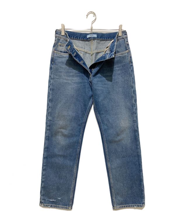 ☆美品☆ PRADAトライアングルロゴデニム ブラック (サイズ29) 22AW PRADA プラダ トライアングルロゴ ブラック デニム