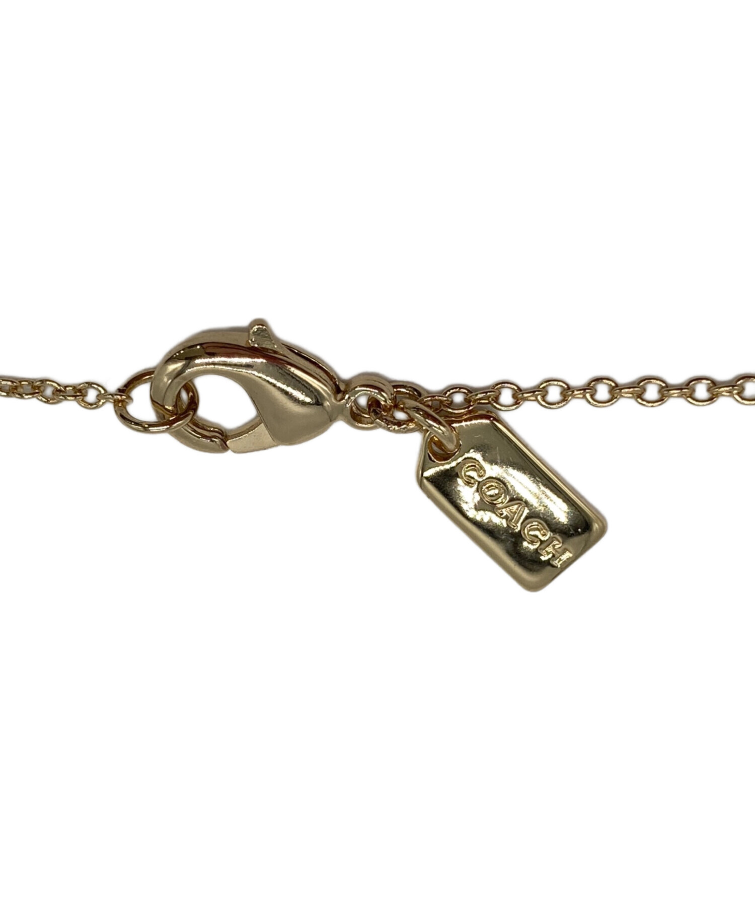 中古・古着通販】COACH (コーチ) ハートモチーフネックレス｜ブランド 