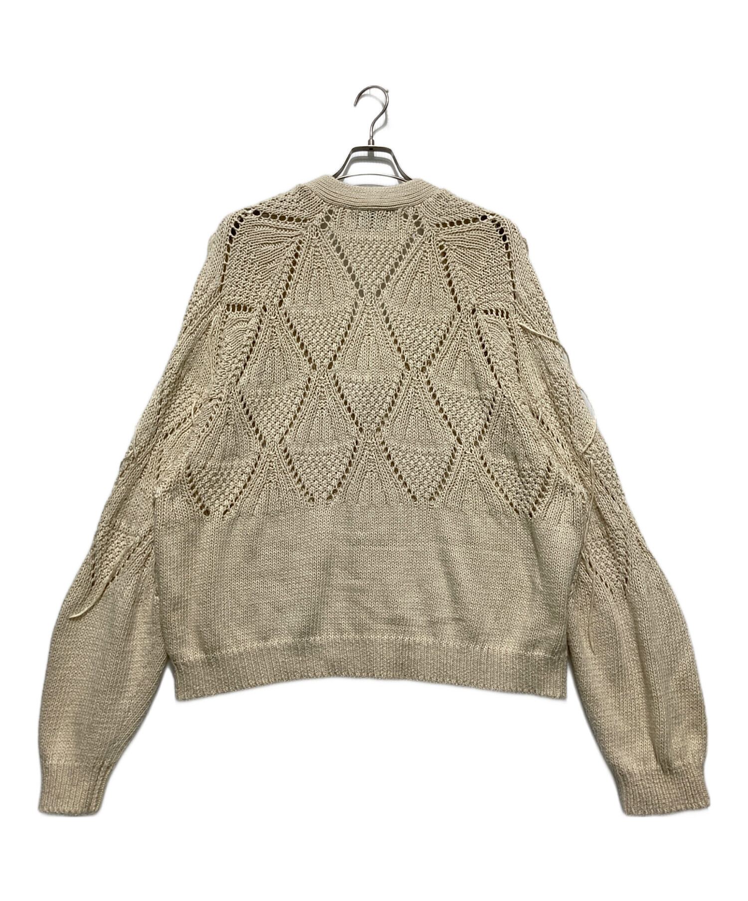 中古・古着通販】UNUSED (アンユーズド) 24SSCotton knit cardigan