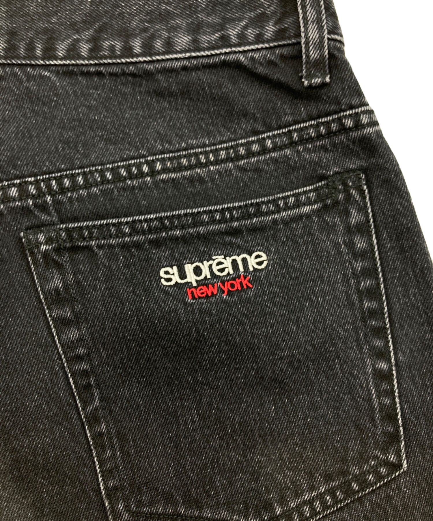 supreme baggy jean Washed Black W30