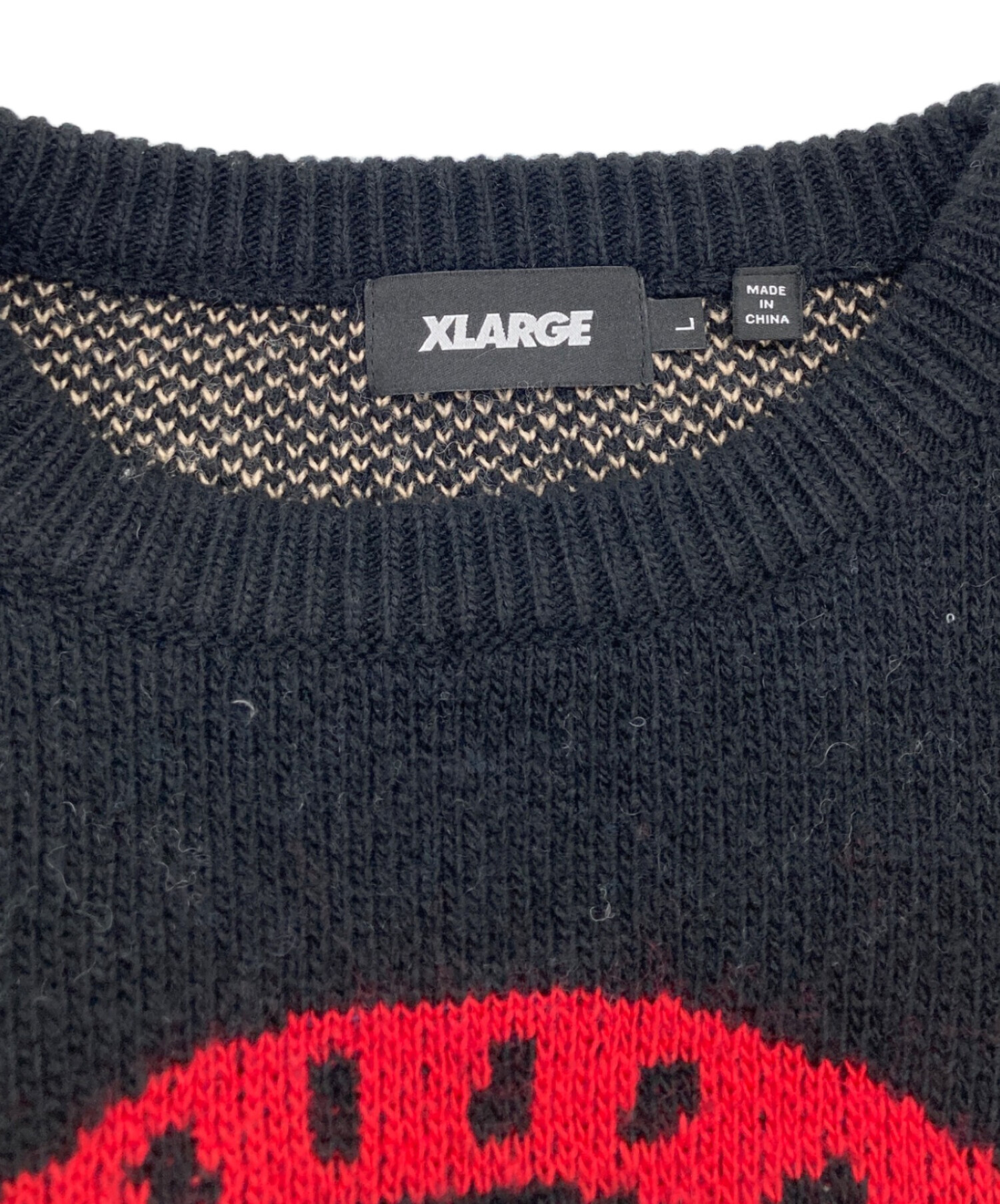 中古・古着通販】X-LARGE (エクストララージ) BOY CREWNECK KNIT 