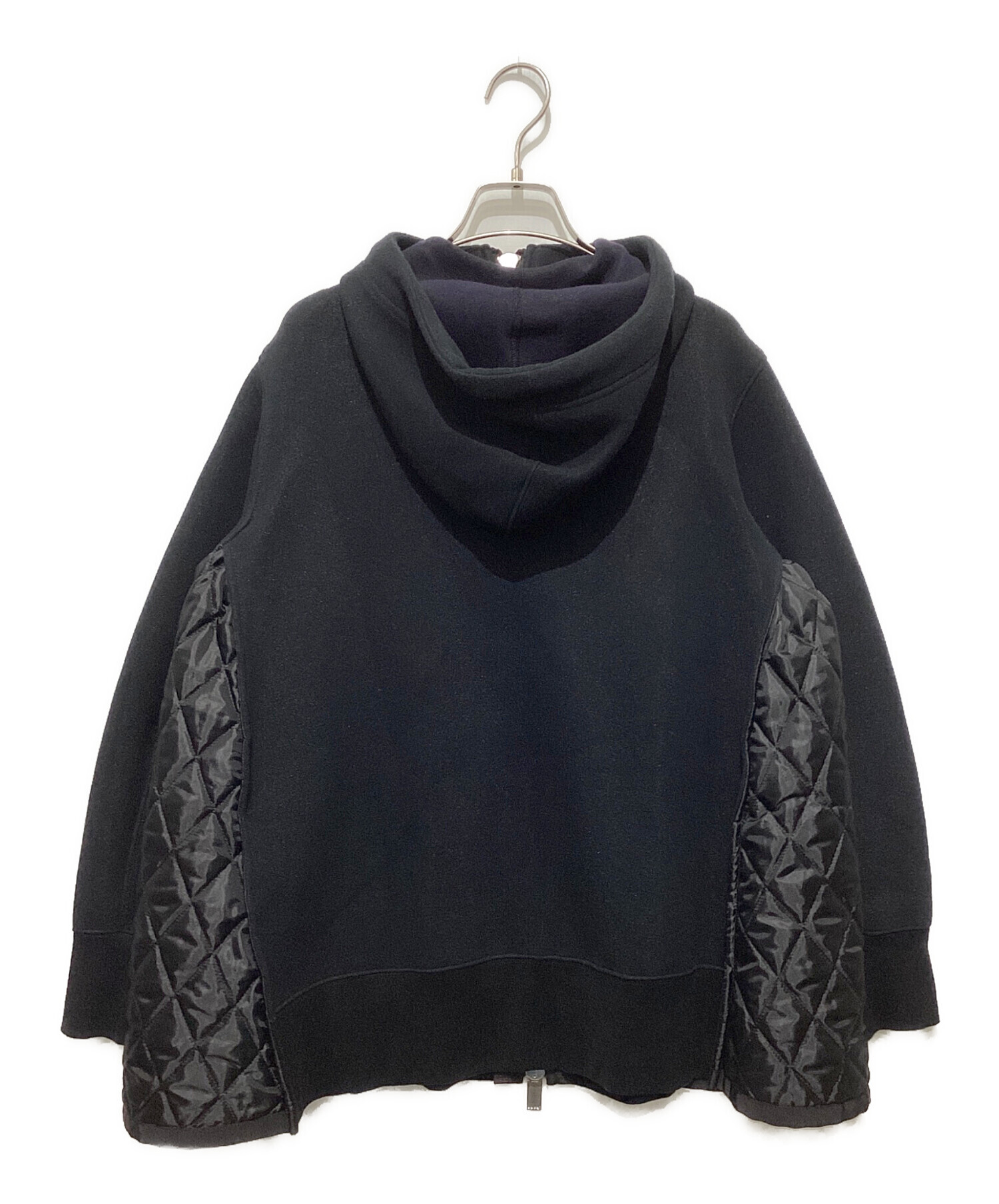 中古・古着通販】sacai (サカイ) 切替ジップパーカー ネイビー サイズ 