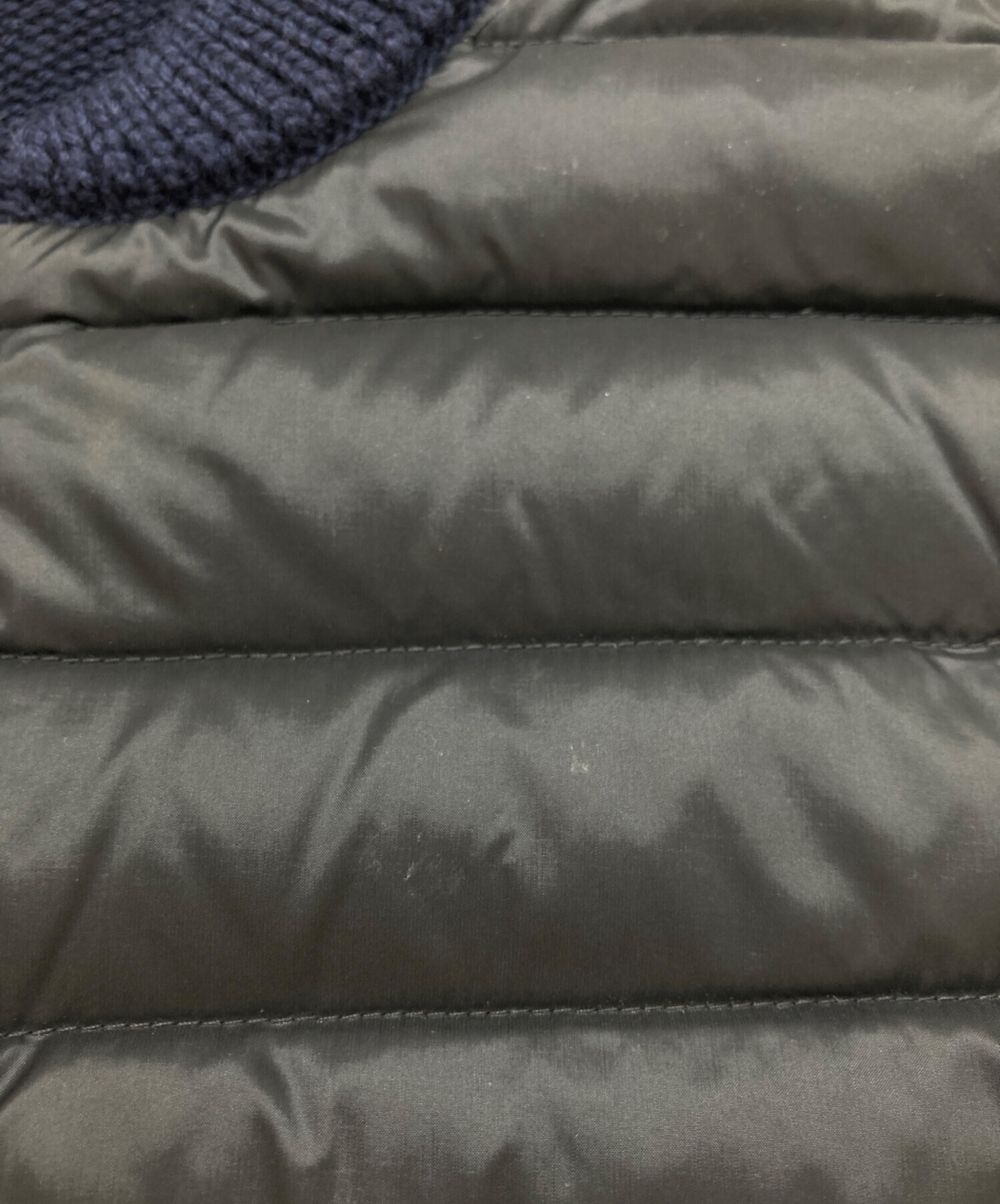 中古・古着通販】MONCLER (モンクレール) ニットダウン切替ジャケット