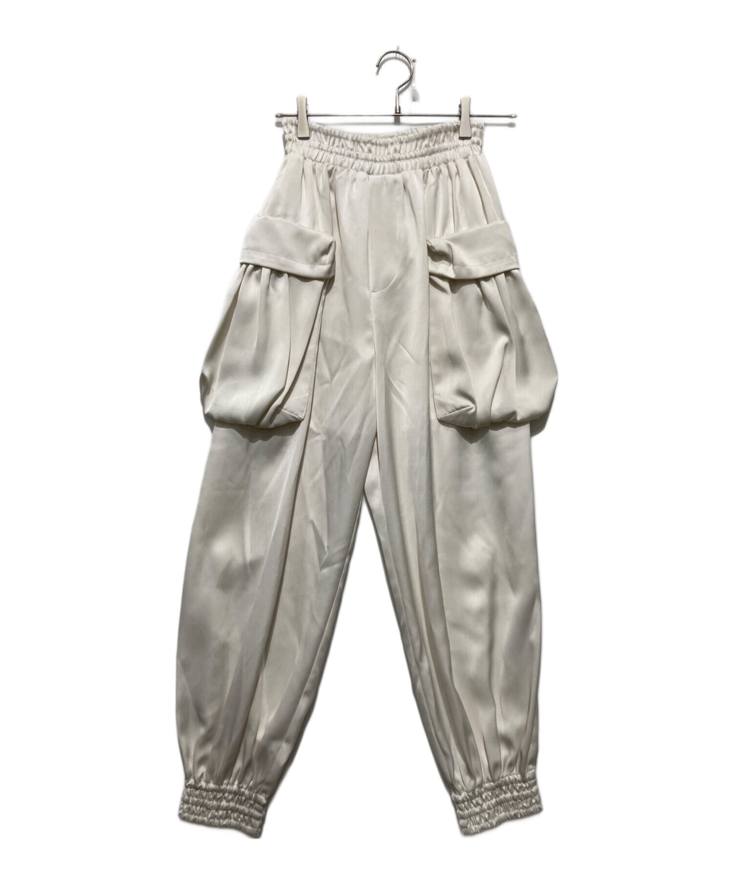 中古・古着通販】OMMO (オーエムエムオー) GATHER POCKET SATIN PT