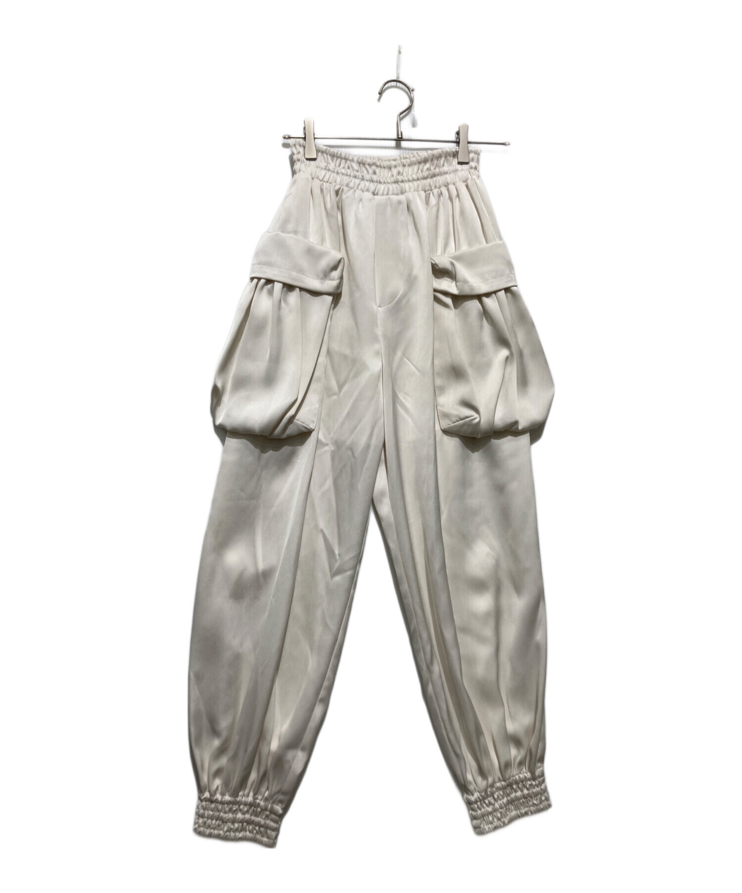 中古・古着通販】OMMO (オーエムエムオー) GATHER POCKET SATIN PT