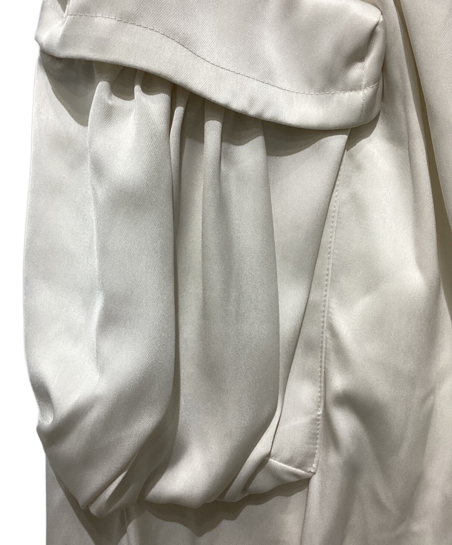 中古・古着通販】OMMO (オーエムエムオー) GATHER POCKET SATIN PT