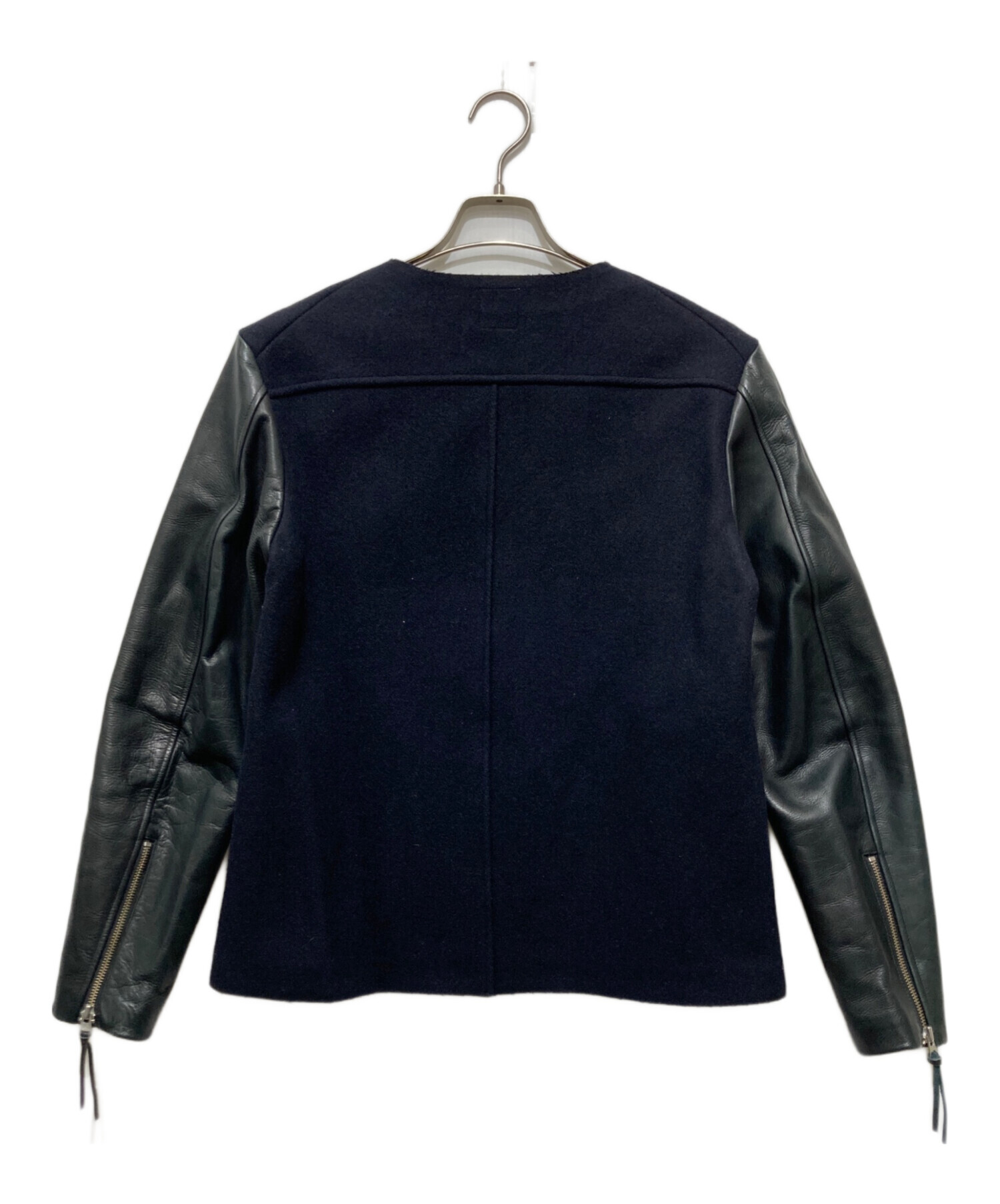 中古・古着通販】SUNSEA (サンシー) MELTON LEATHER LONG TEE