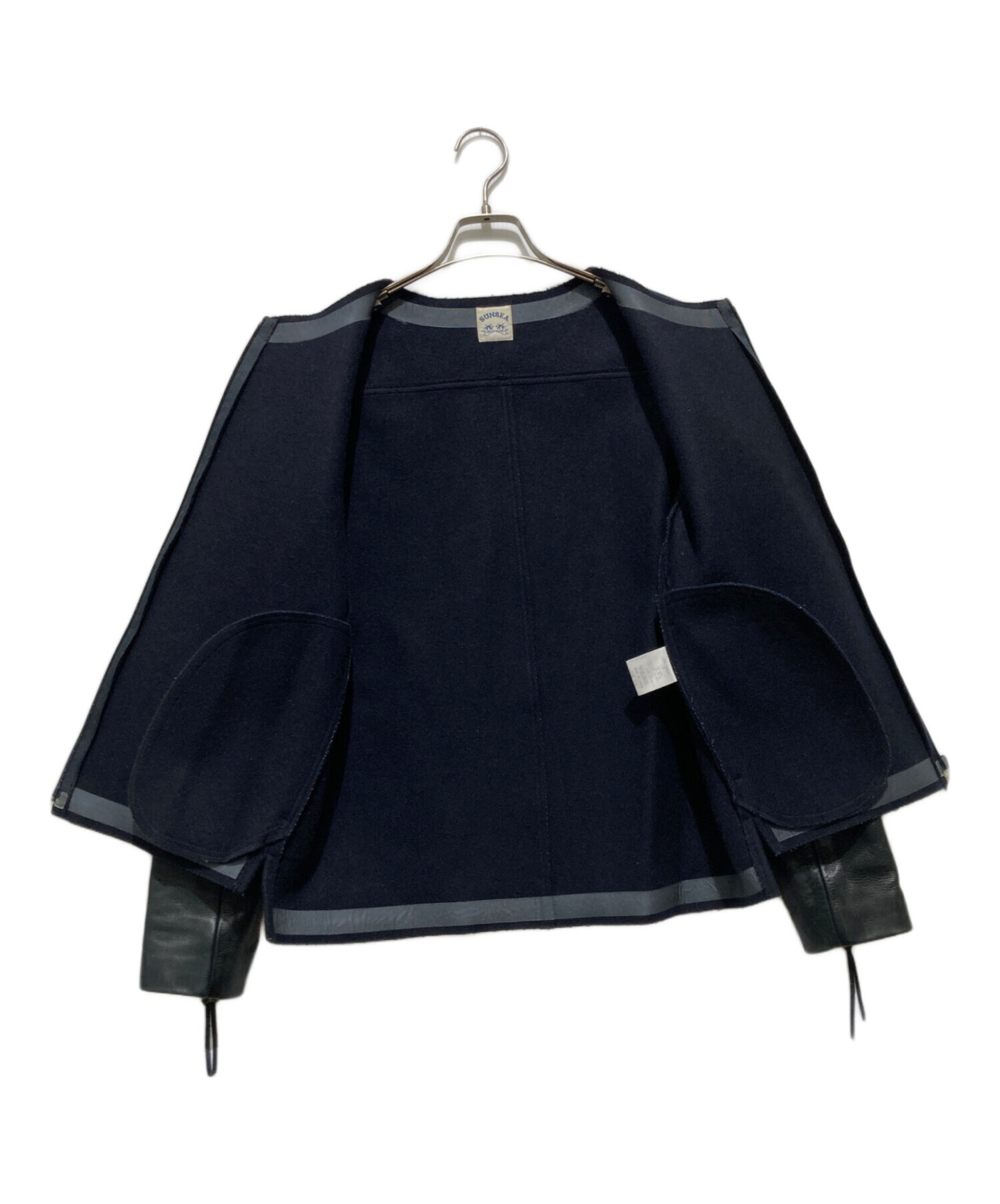 中古・古着通販】SUNSEA (サンシー) MELTON LEATHER LONG TEE