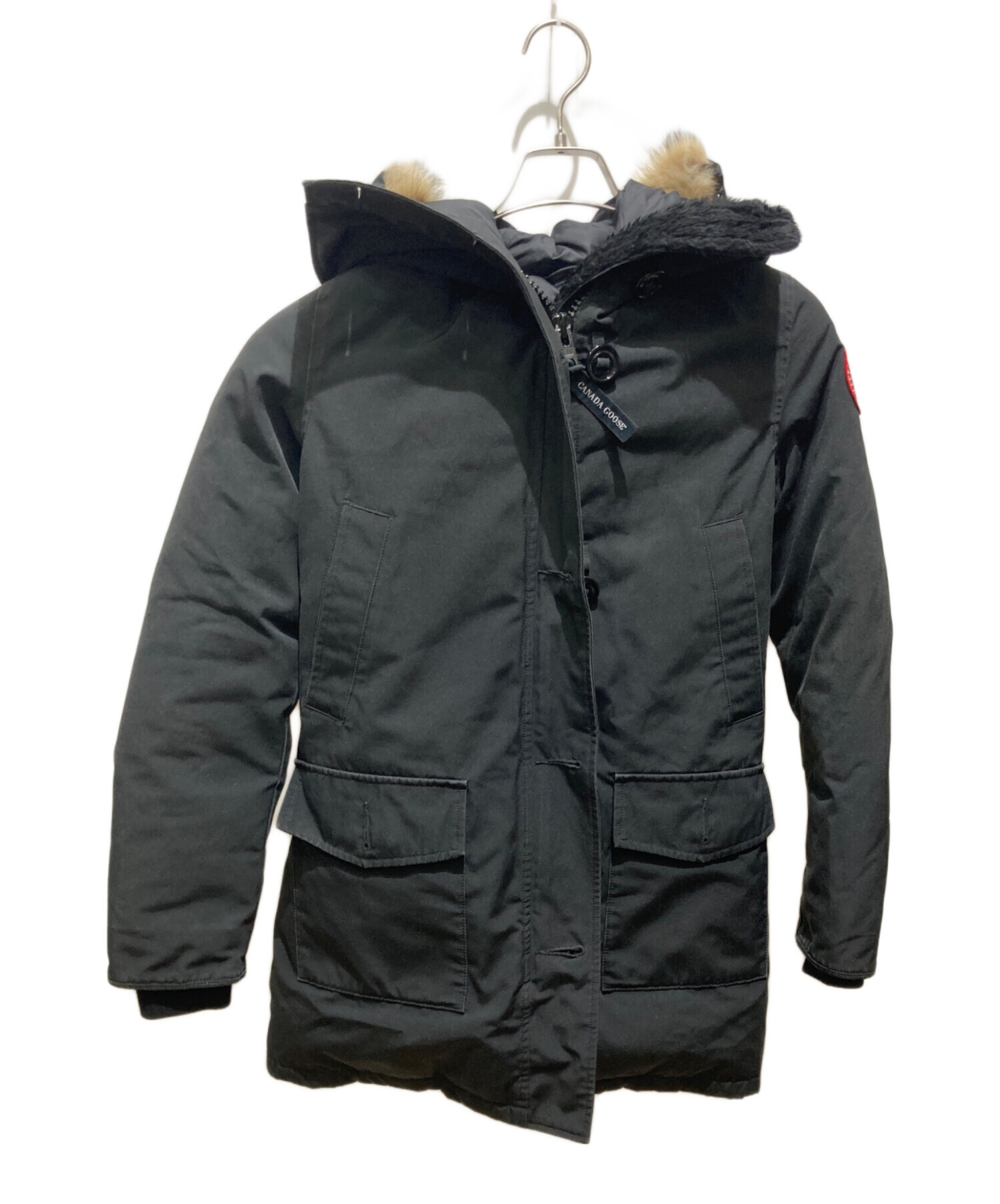 中古・古着通販】CANADA GOOSE (カナダグース) BRONTE PARKA ブラック 