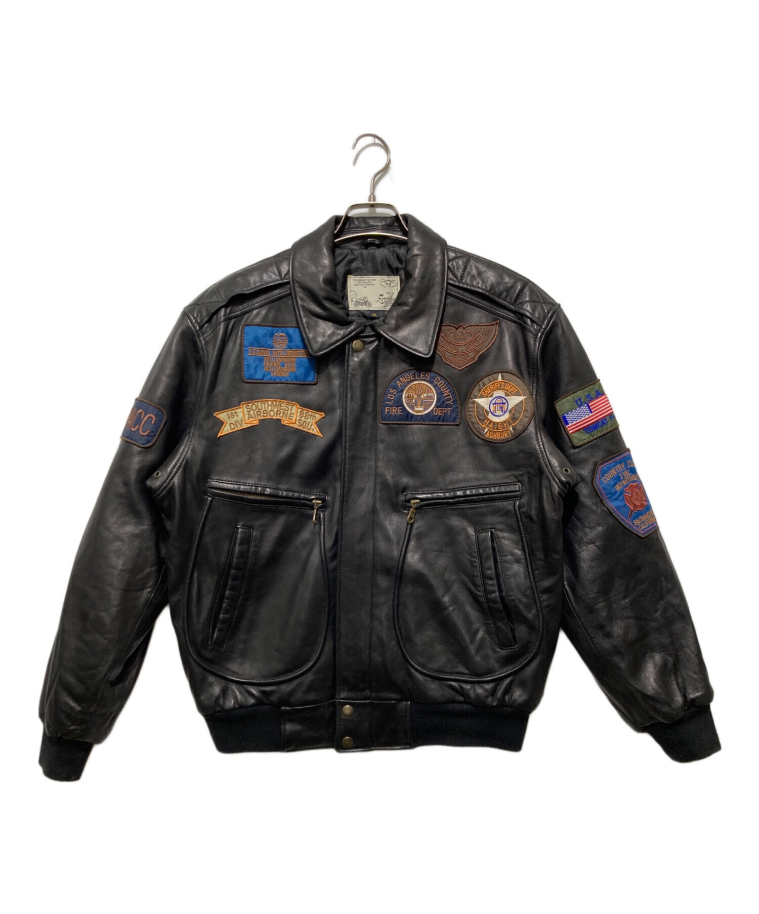 中古・古着通販】FREEDOM (フリーダム) A2 ラムレザー フライト