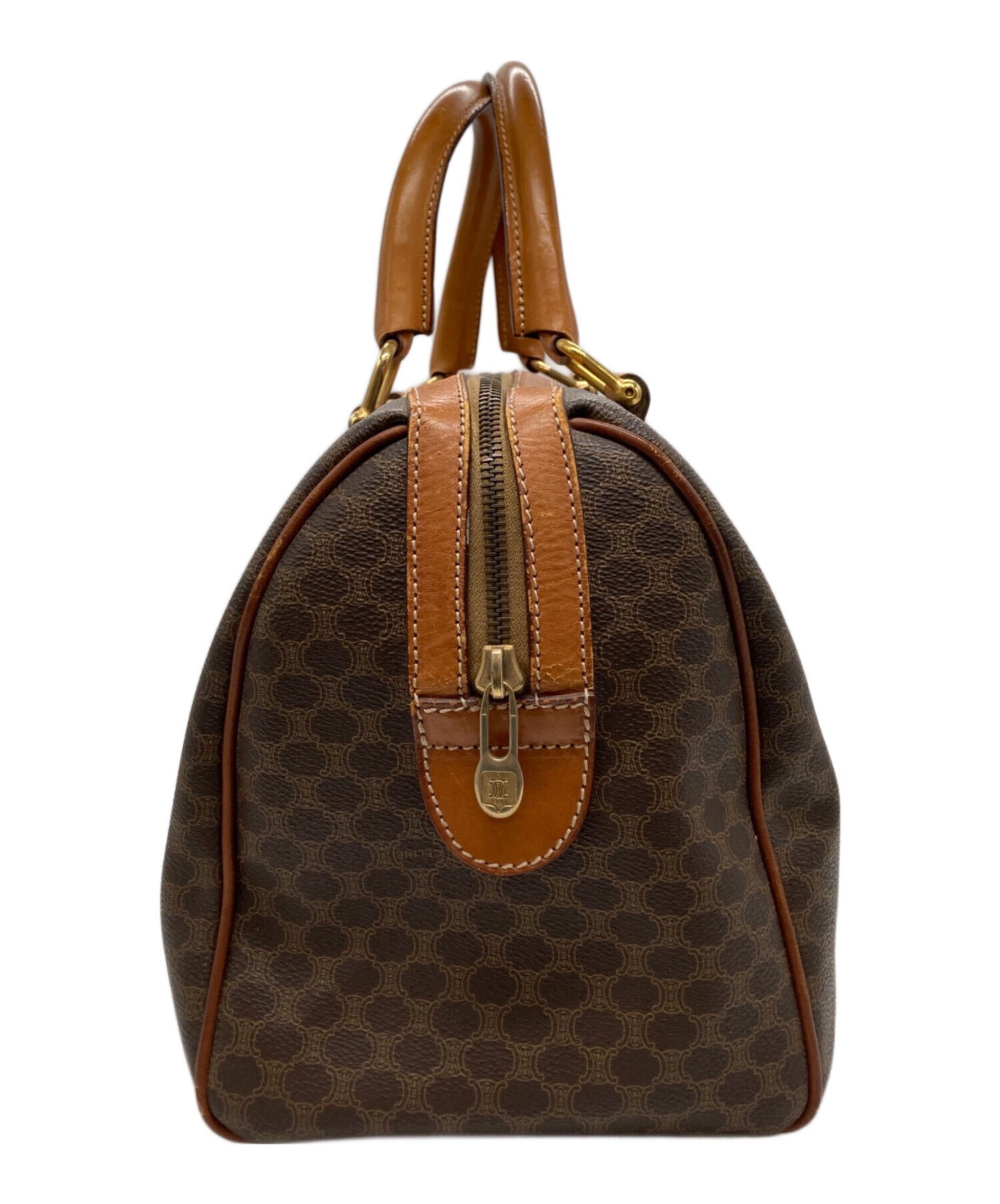 中古・古着通販】CELINE (セリーヌ) マカダム柄ボストンバッグ 