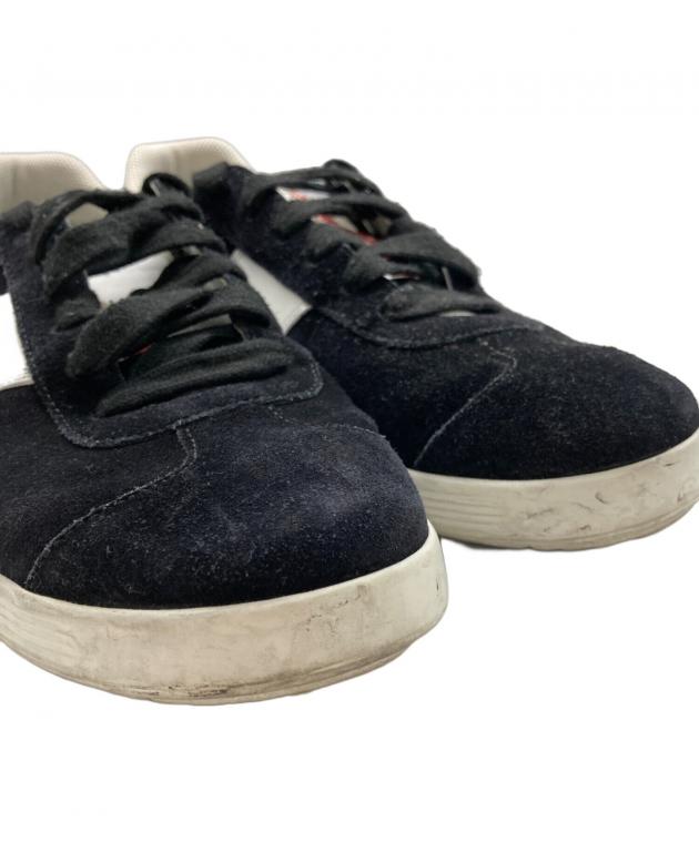 中古・古着通販】PRADA (プラダ) スウェードスニーカー ブラック