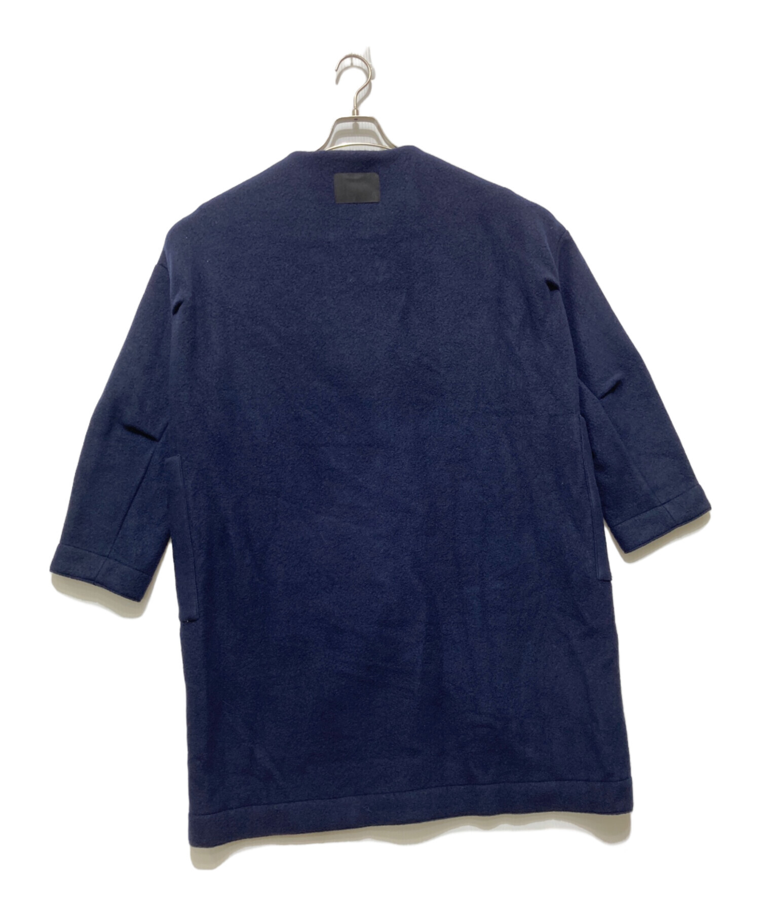 COGTHEBIGSMOKE EMILYラウンドネックコート ネイビー