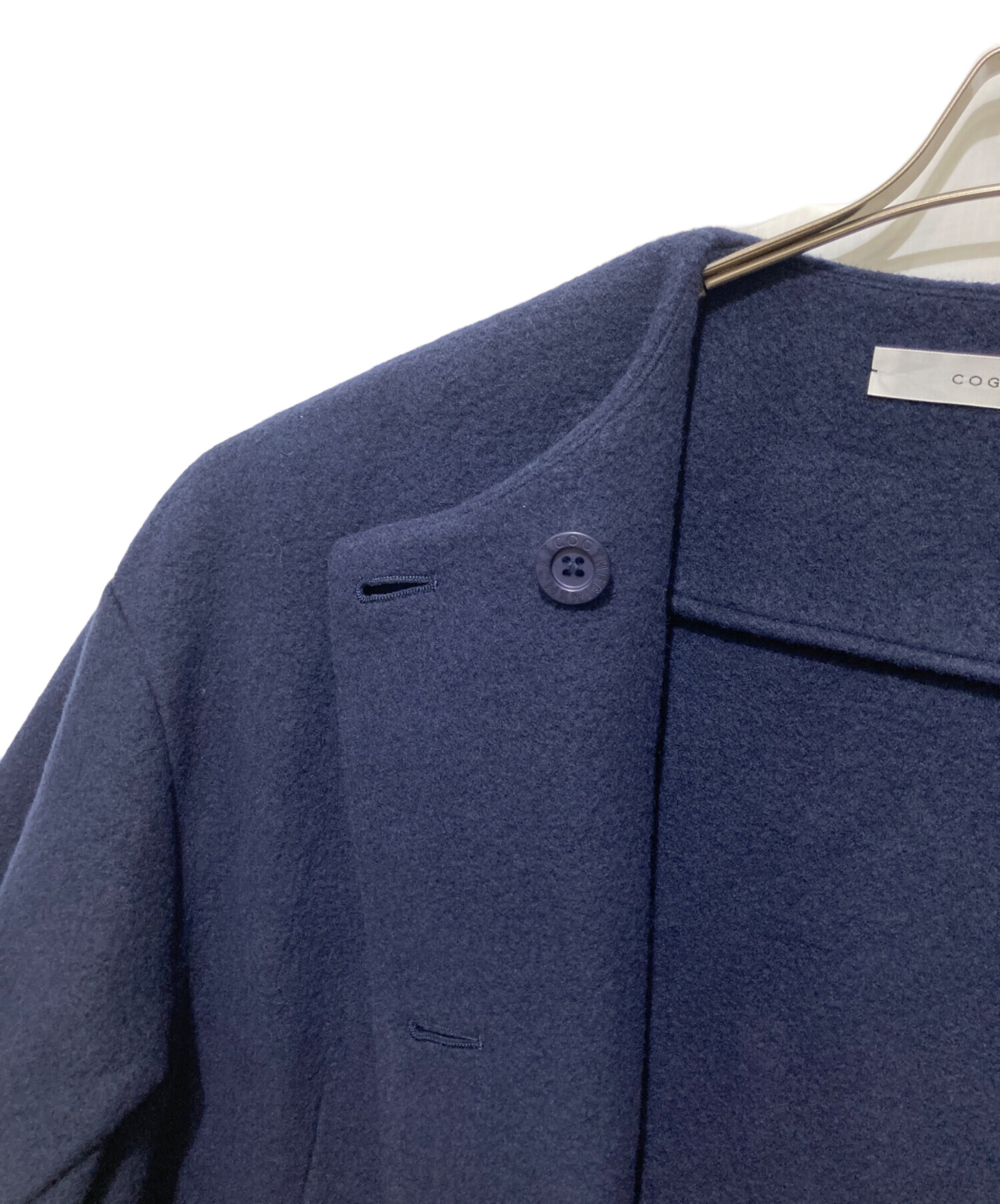 COGTHEBIGSMOKEコートネイビー 中古・古着通販】COGTHEBIGSMOKE (コグザビッグスモーク) EMILY ROUND