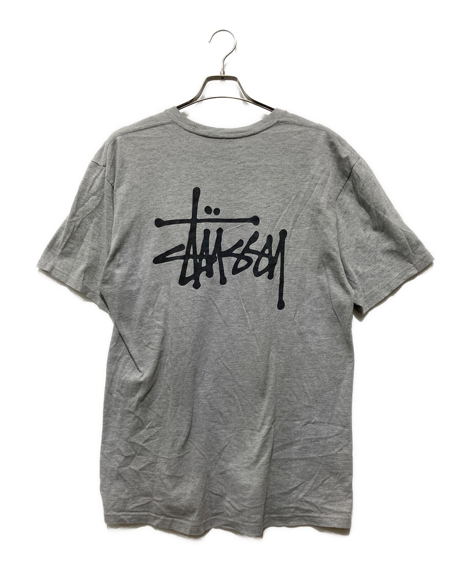 中古・古着通販】stussy (ステューシー) プリントTシャツ グレー