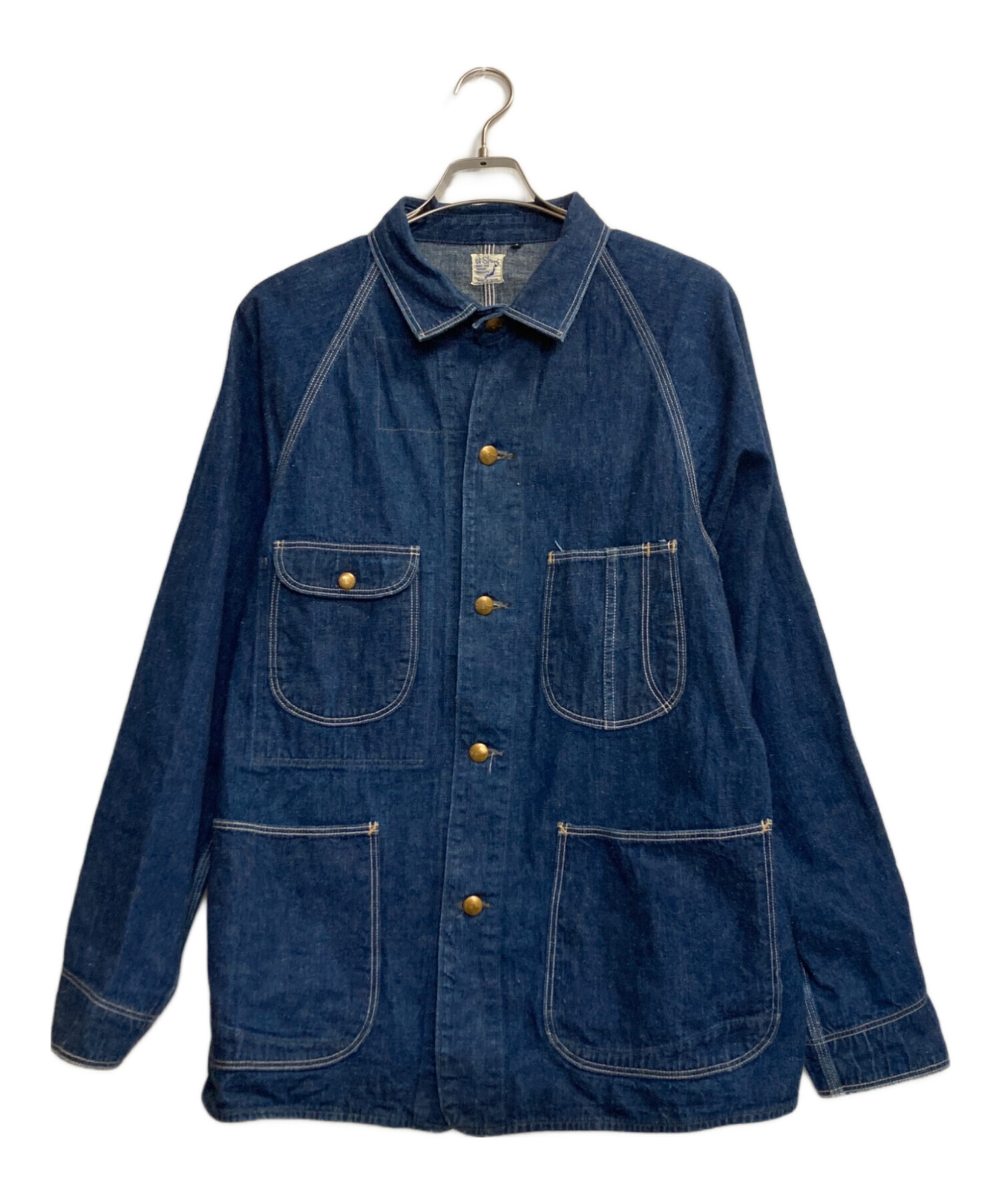 中古・古着通販】orSlow (オアスロウ) デニムカバーオール インディゴ