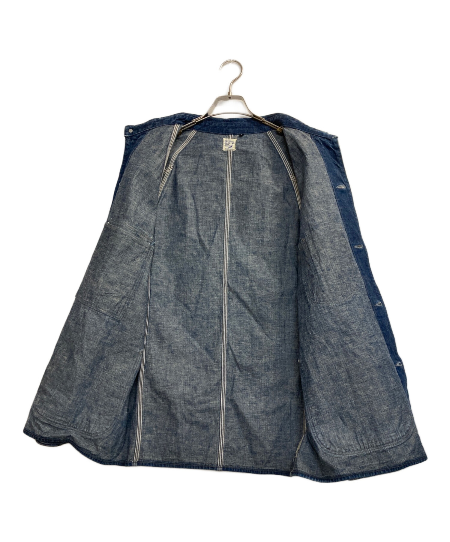 中古・古着通販】orSlow (オアスロウ) デニムカバーオール インディゴ