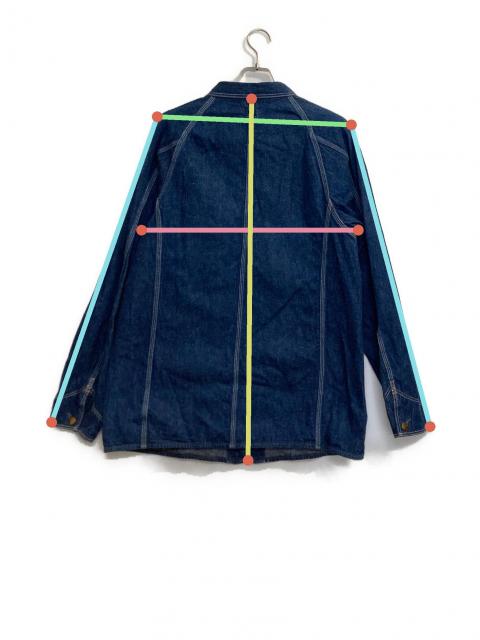 中古・古着通販】orSlow (オアスロウ) デニムカバーオール インディゴ