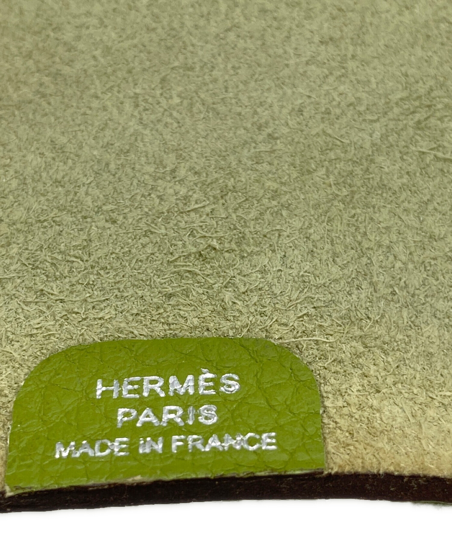 中古・古着通販】HERMES (エルメス) 手帳カバー グリーン(アニス