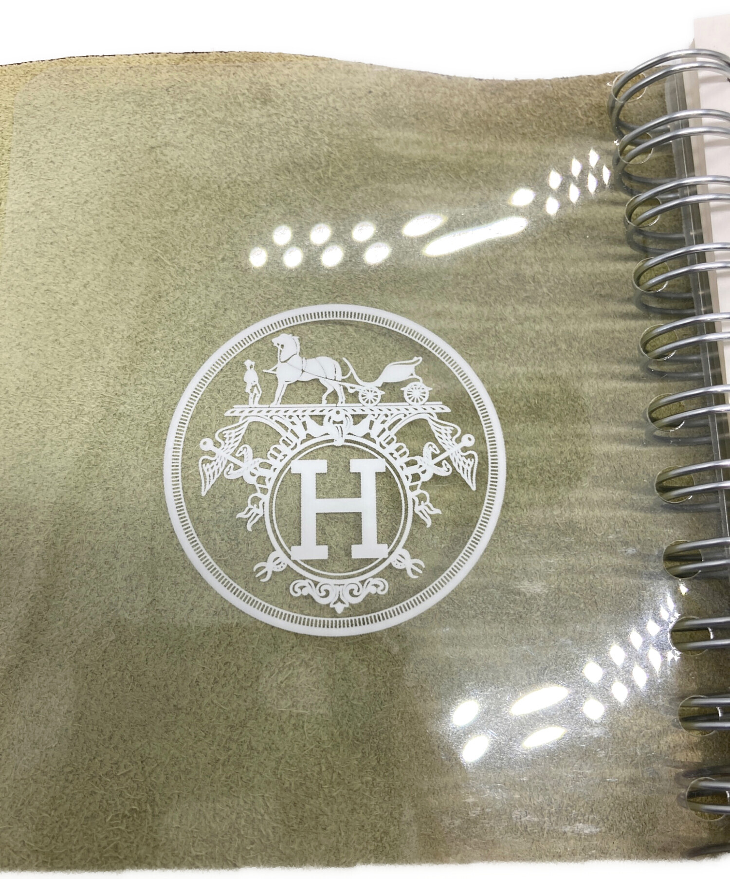 中古・古着通販】HERMES (エルメス) 手帳カバー グリーン(アニス