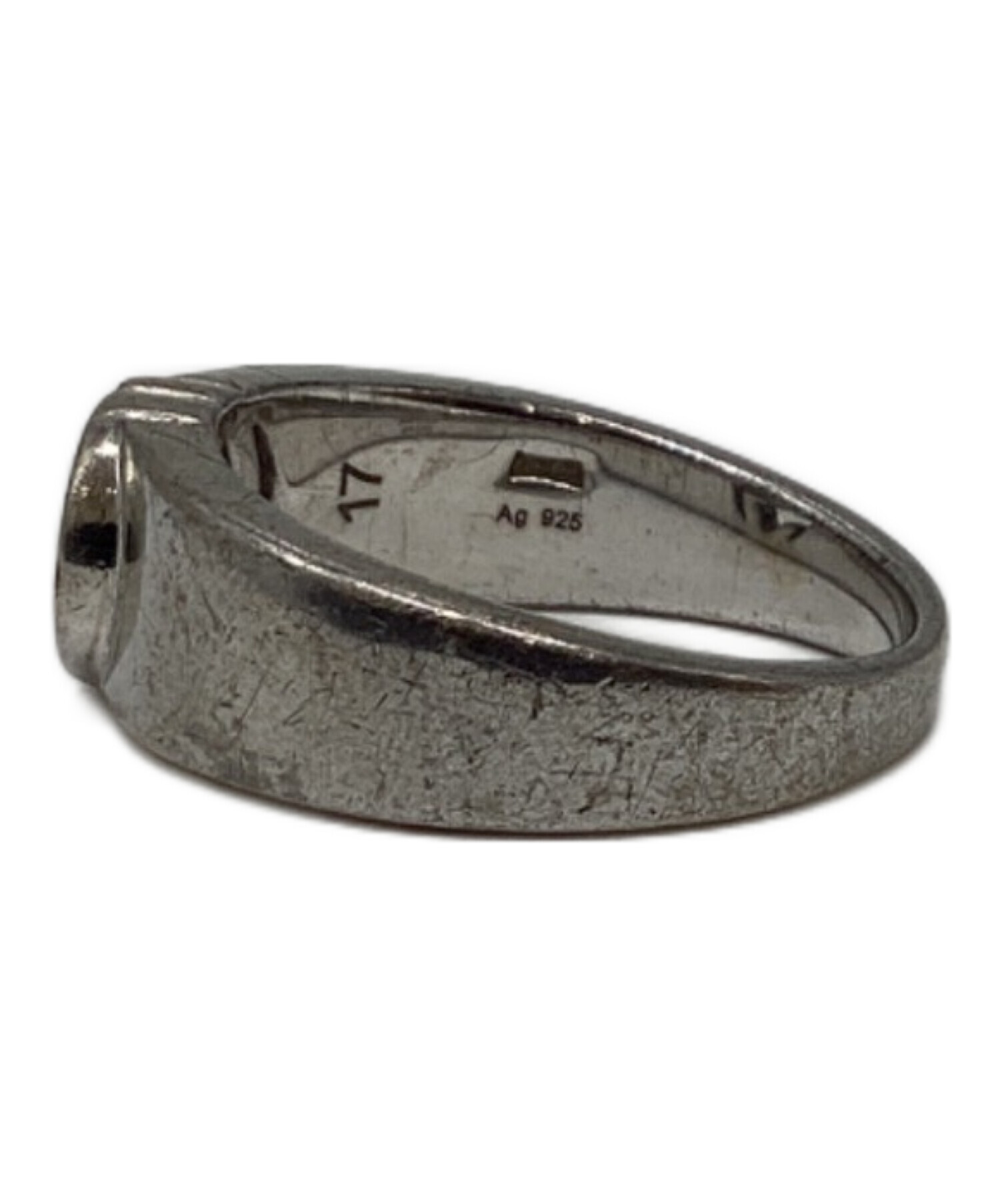 中古・古着通販】GUCCI (グッチ) インターロッキングGGリング シルバー
