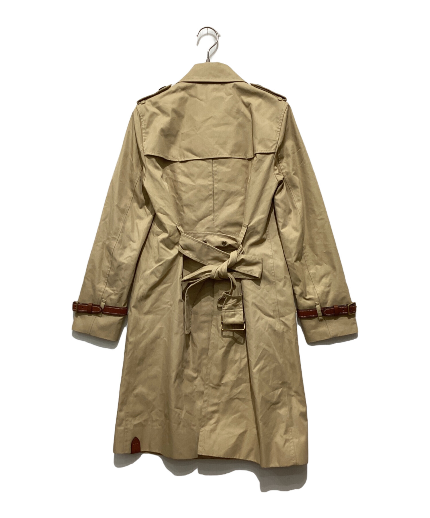 美品◎COACH トレンチコート ベージュ Lサイズ 中古・古着通販】COACH (コーチ) トレンチコート ベージュ サイズ:S