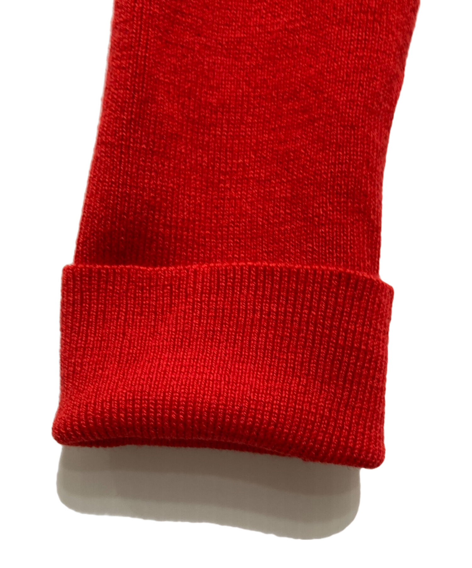 GUCCI ファインウールリブニット　タートルネック 中古・古着通販】GUCCI (グッチ) GGパッチ ファインウール リブ