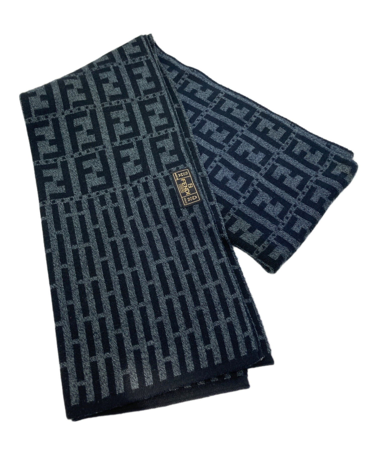 中古・古着通販】FENDI (フェンディ) マフラー （ストール） グレー 