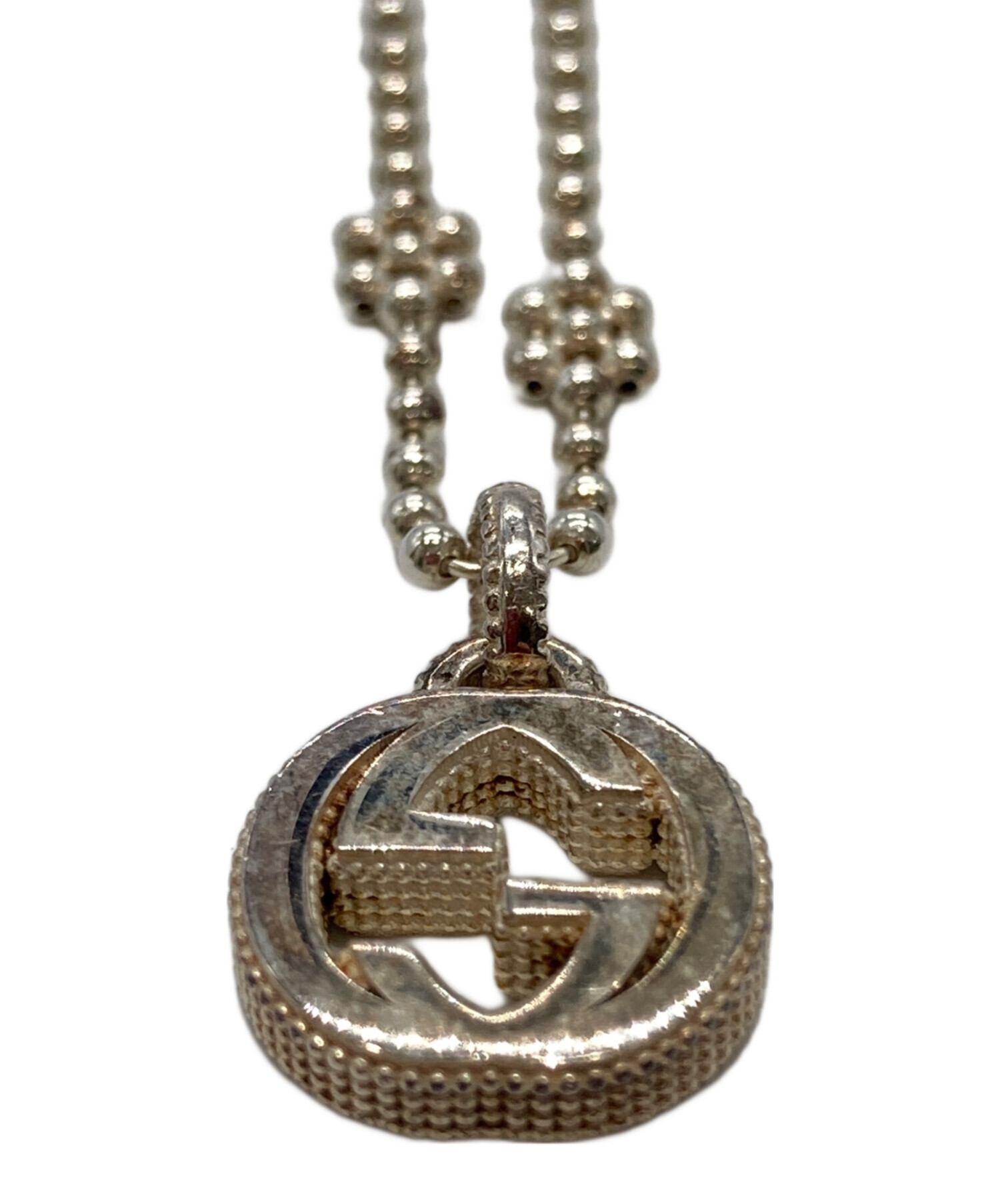 中古・古着通販】GUCCI (グッチ) フラワーモチーフチェーンネックレス