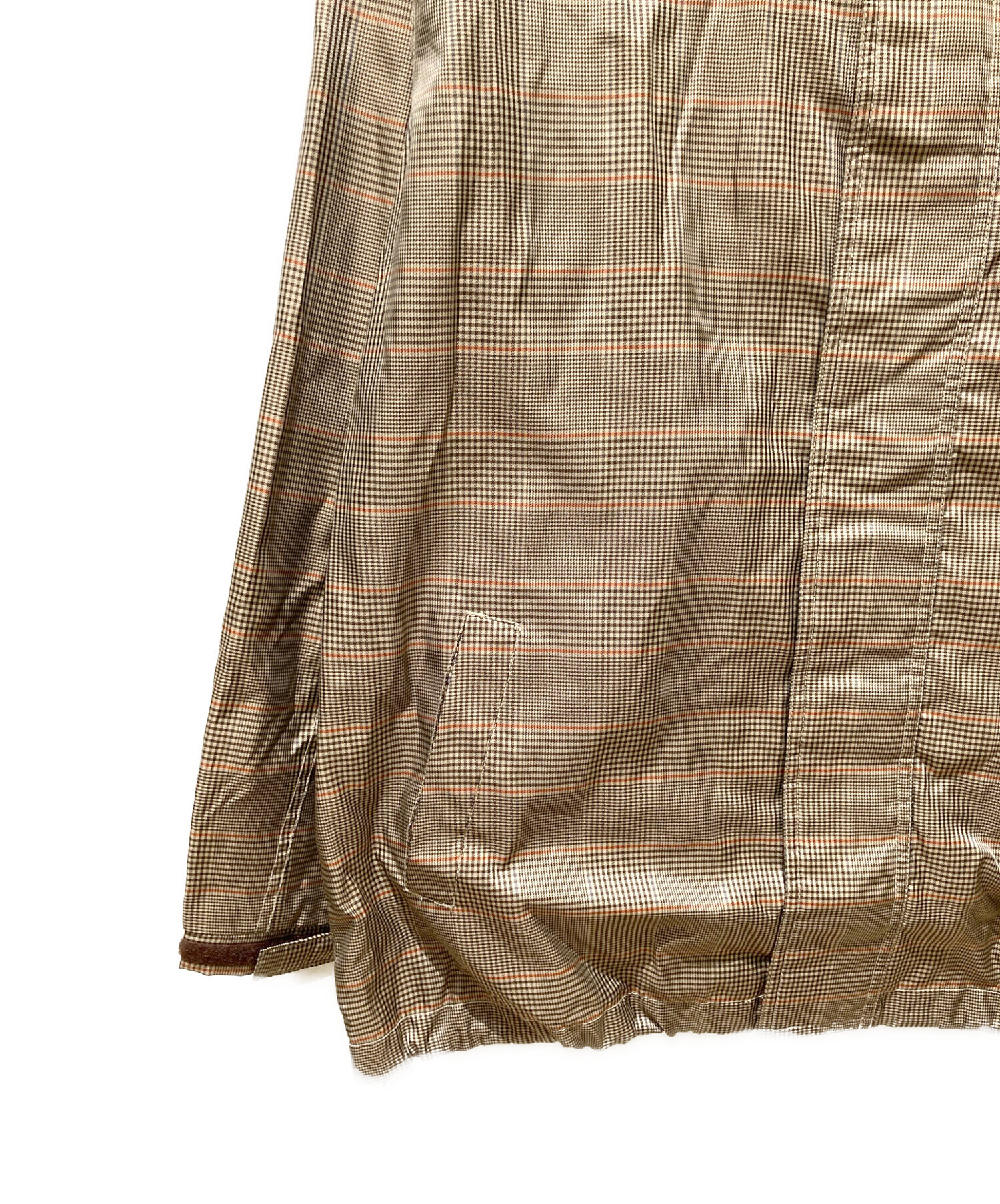 SALE☆美品☆ステューシー STUSSY チェックブラウン系ナイロンジャケット 中古・古着通販】stussy (ステューシー) 90'sナイロンジャケット