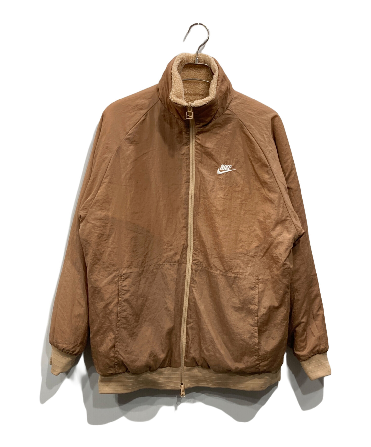 NIKE new york GIANTS リバーシブル2way ジャケット古着 中古・古着通販】NIKE (ナイキ) リバーシブルボアジャケット ブラウン