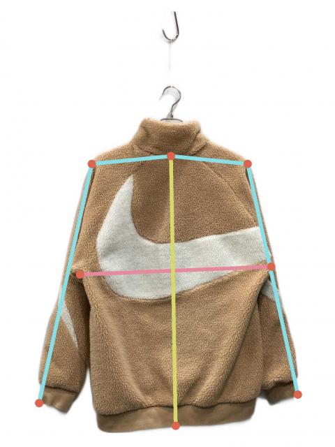 新品人気廃盤モデルナイキ NIKELIBRETTOリブレット長袖2着フルセット 中古・古着通販】NIKE (ナイキ) リバーシブルボアジャケット ブラウン