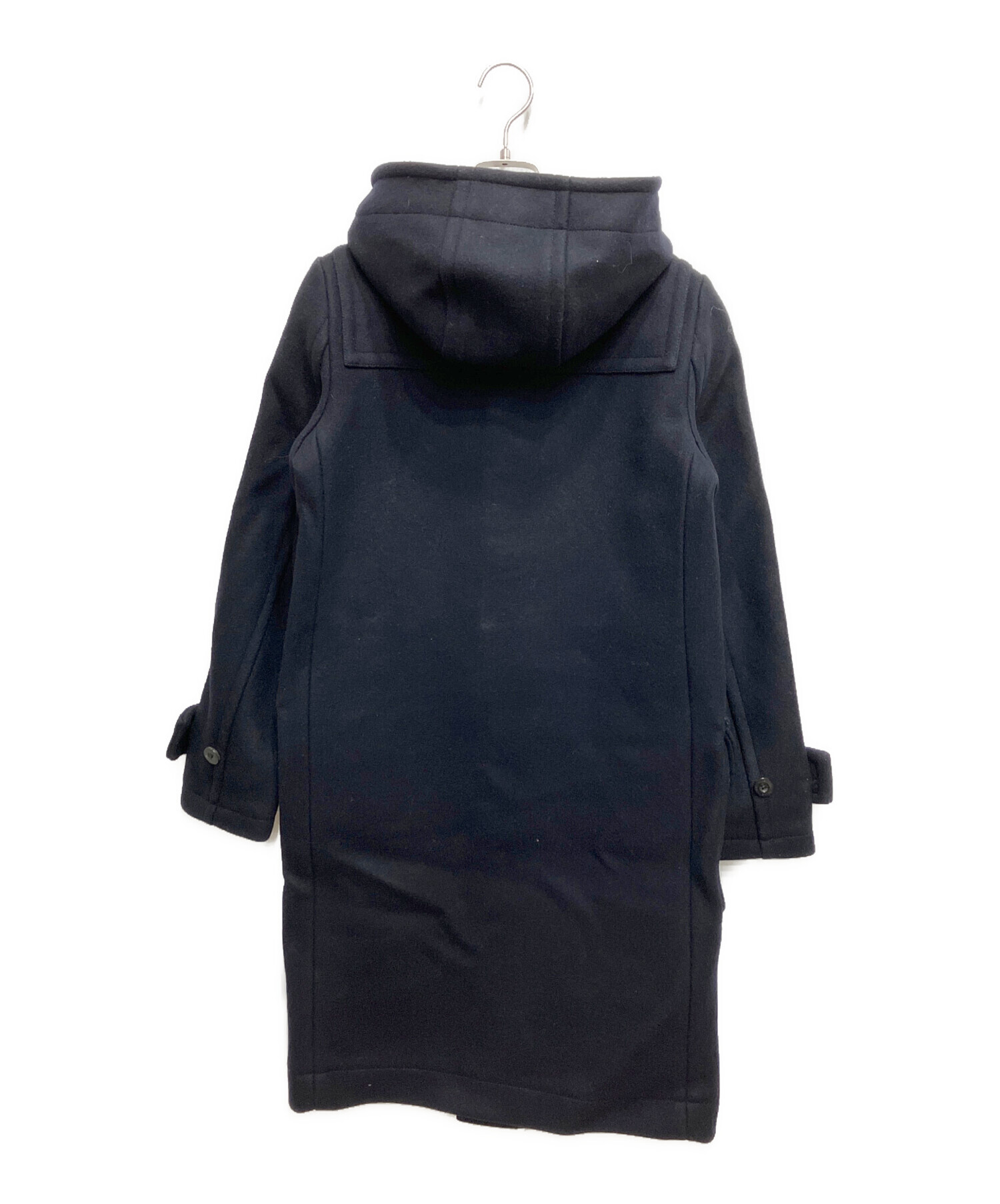 HYKE　ウールロングダッフルコート　ネイビー　サイズ3 中古・古着通販】HYKE (ハイク) ダッフルコート ネイビー サイズ:S