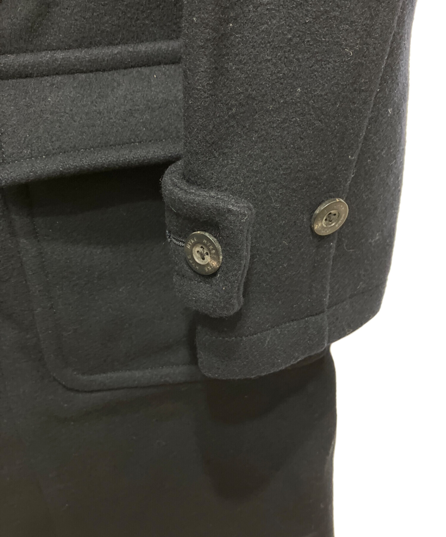 中古・古着通販】HYKE (ハイク) ダッフルコート ネイビー サイズ:S