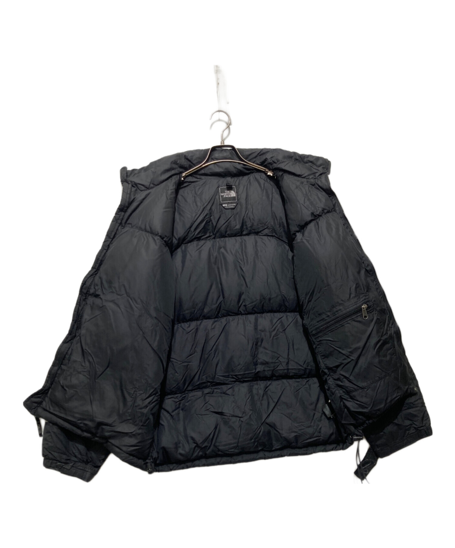 90 s ノースフェイス ダウンジャケット ヌブシ ブラック Lサイズ 中古・古着通販】THE NORTH FACE (ザ ノース フェイス) 90'sヌプシ