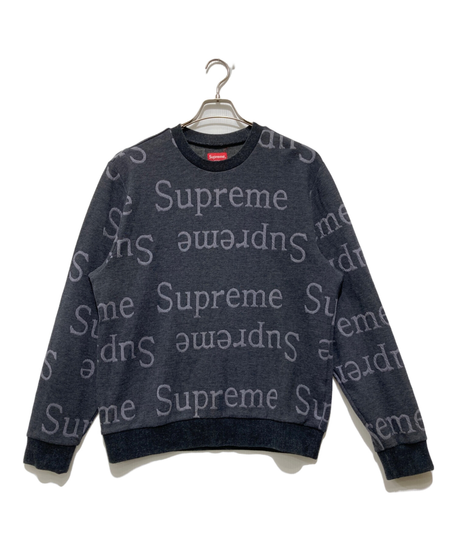中古・古着通販】Supreme (シュプリーム) 18SS Jacquard Logo Crewneck 