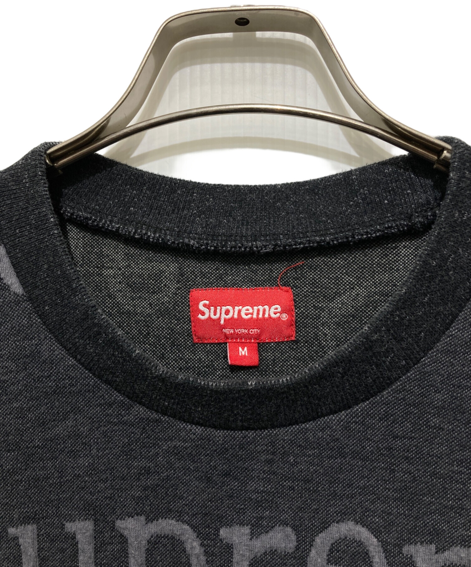 中古・古着通販】Supreme (シュプリーム) 18SS Jacquard Logo Crewneck